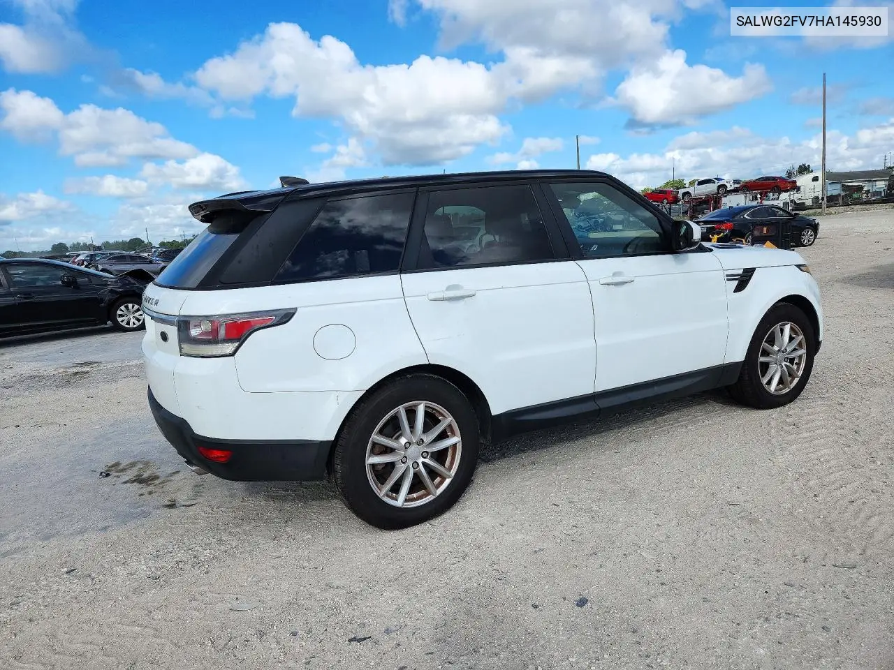2017 LAND ROVER RANGE ROVER SPORT VIN SALWG2FV7HA145930 — фото 3