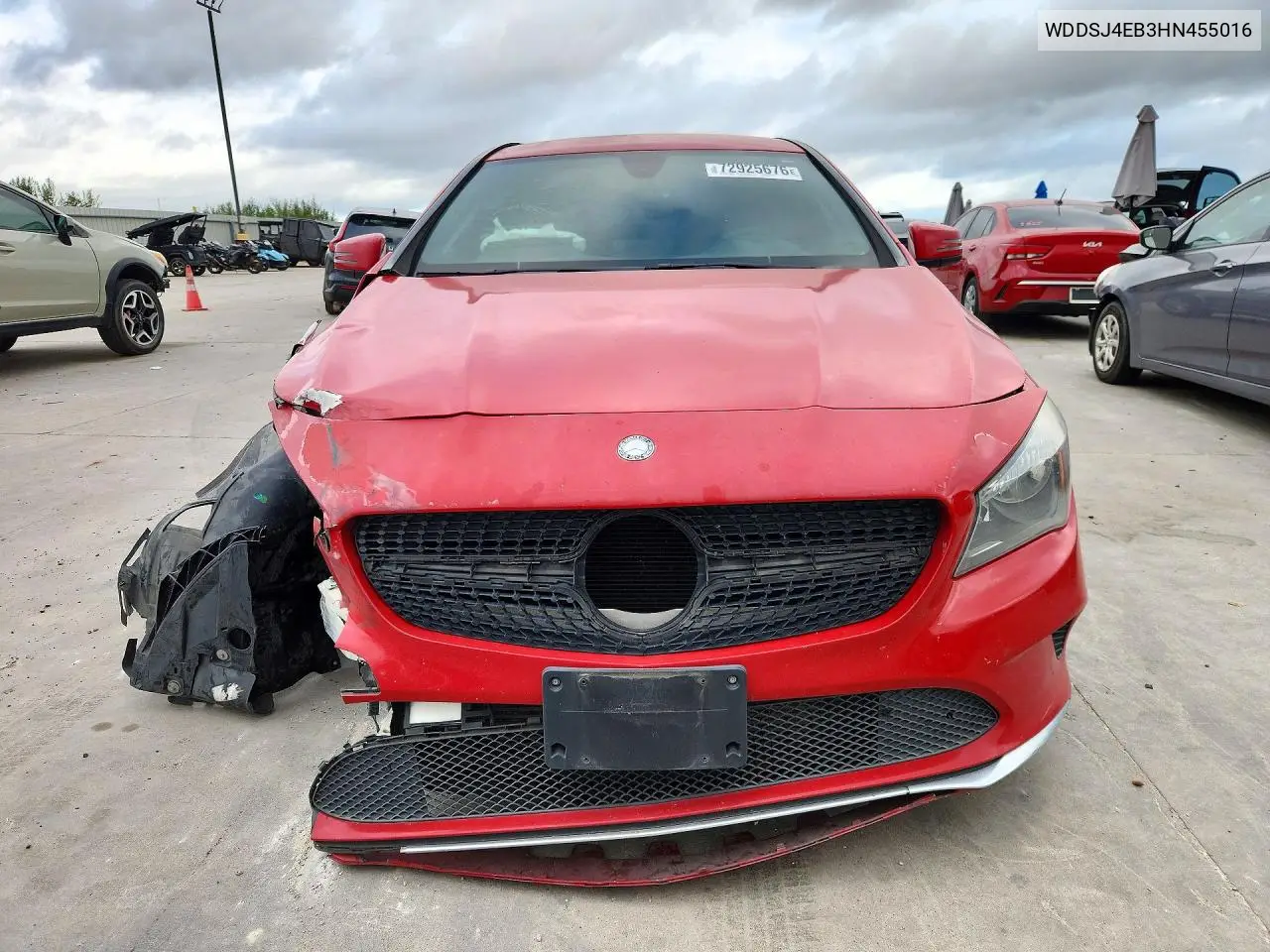 2017 MERCEDES CLA-KLASSE VIN WDDSJ4EB3HN455016 — фото 5