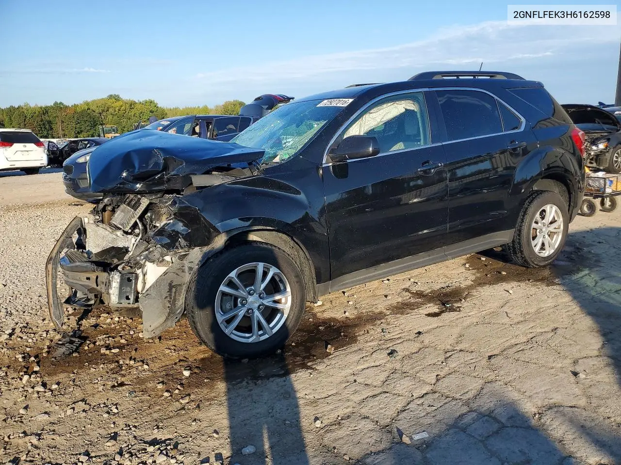 CHEVROLET EQUINOX 2017, VIN 2GNFLFEK3H6162598