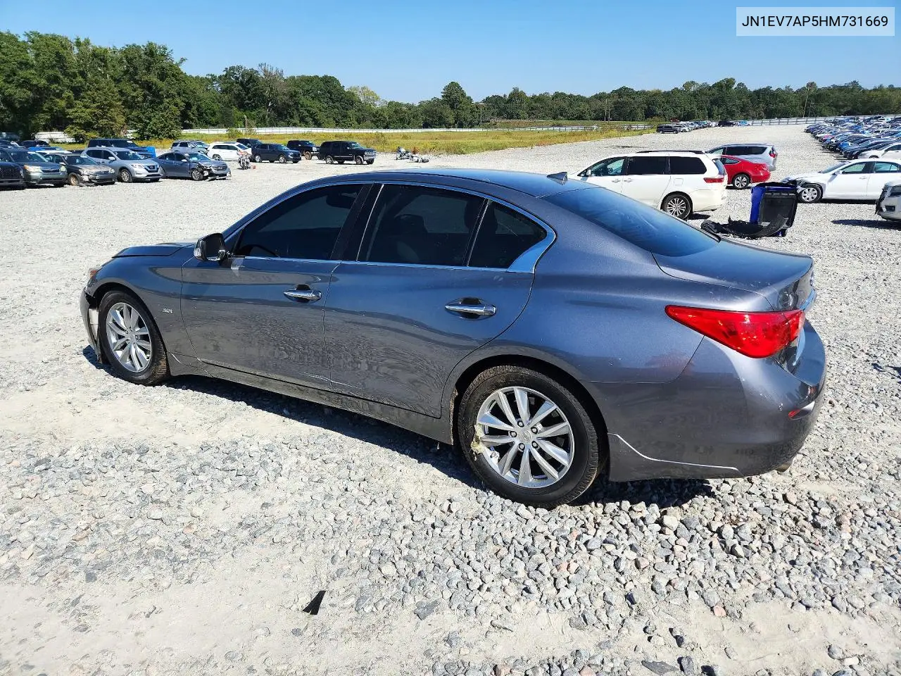 2017 INFINITI Q50 VIN JN1EV7AP5HM731669 — фото 2