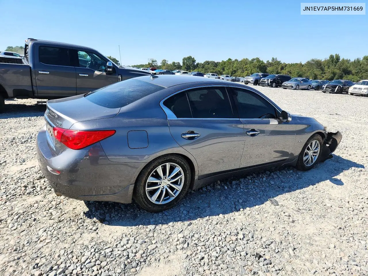 2017 INFINITI Q50 VIN JN1EV7AP5HM731669 — фото 3