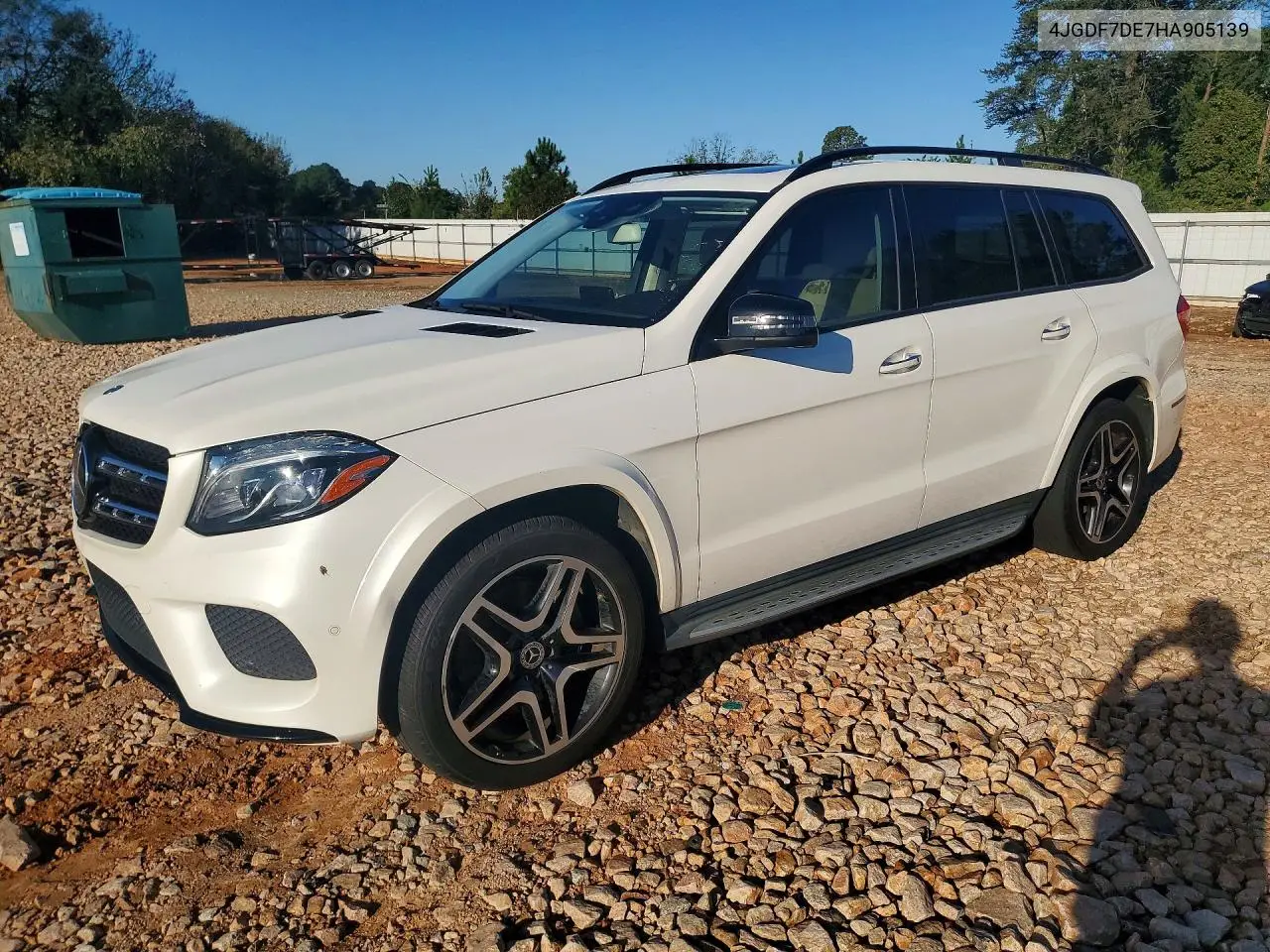 MERCEDES GLS-KLASSE 2017, VIN 4JGDF7DE7HA905139