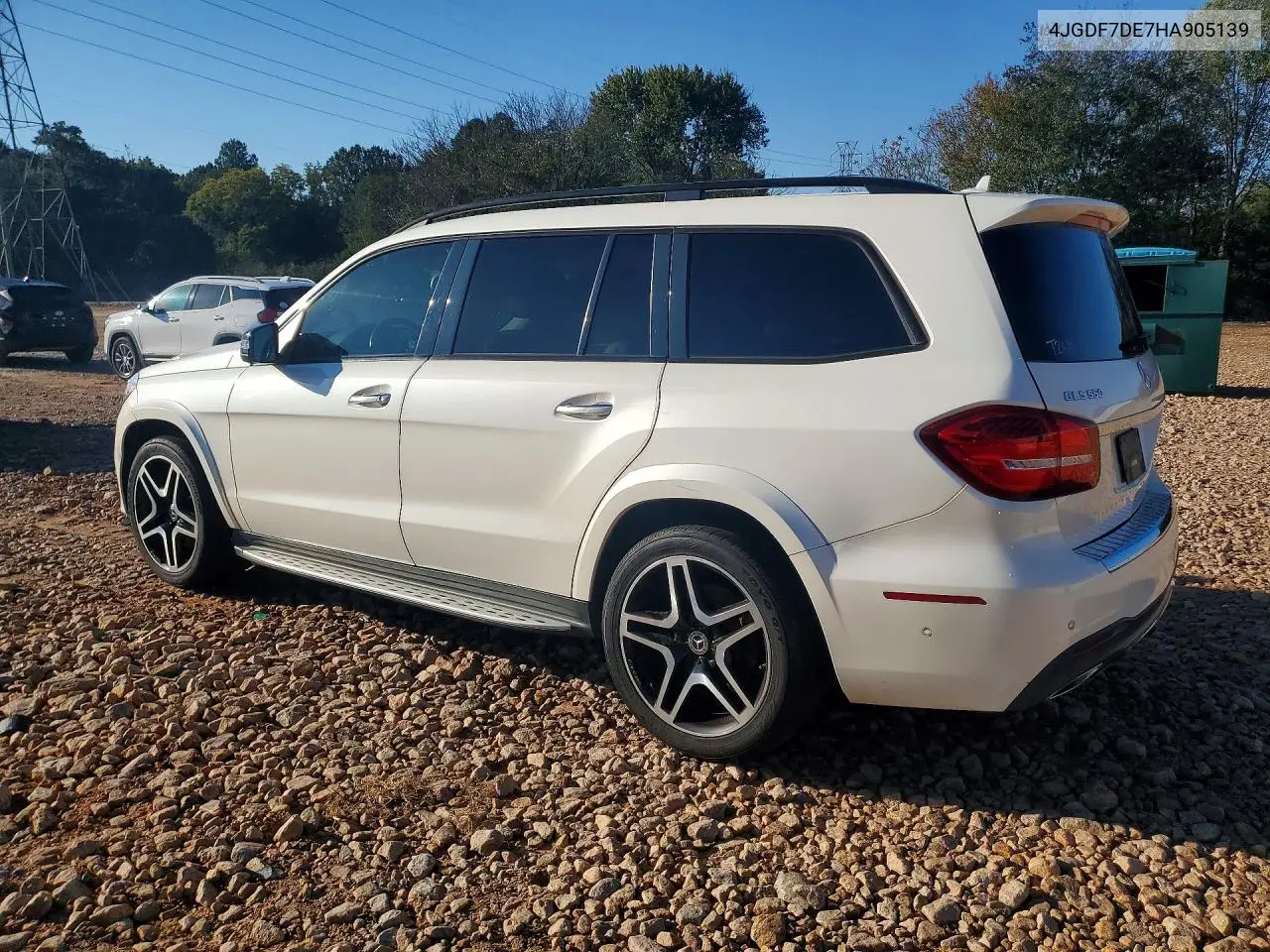 2017 MERCEDES GLS-KLASSE VIN 4JGDF7DE7HA905139 — фото 2