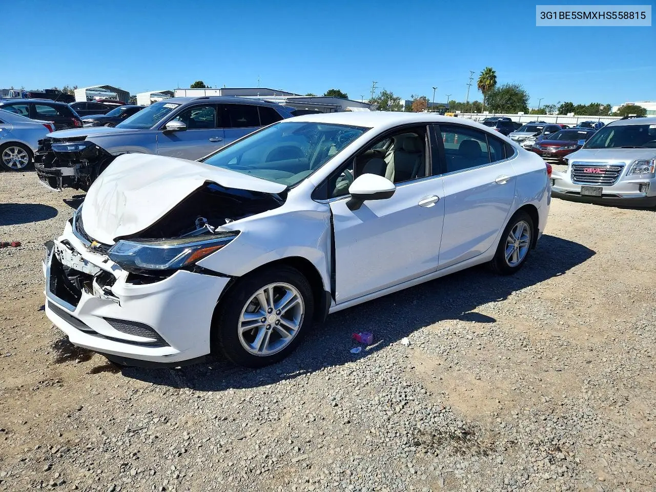 CHEVROLET CRUZE 2017, VIN 3G1BE5SMXHS558815