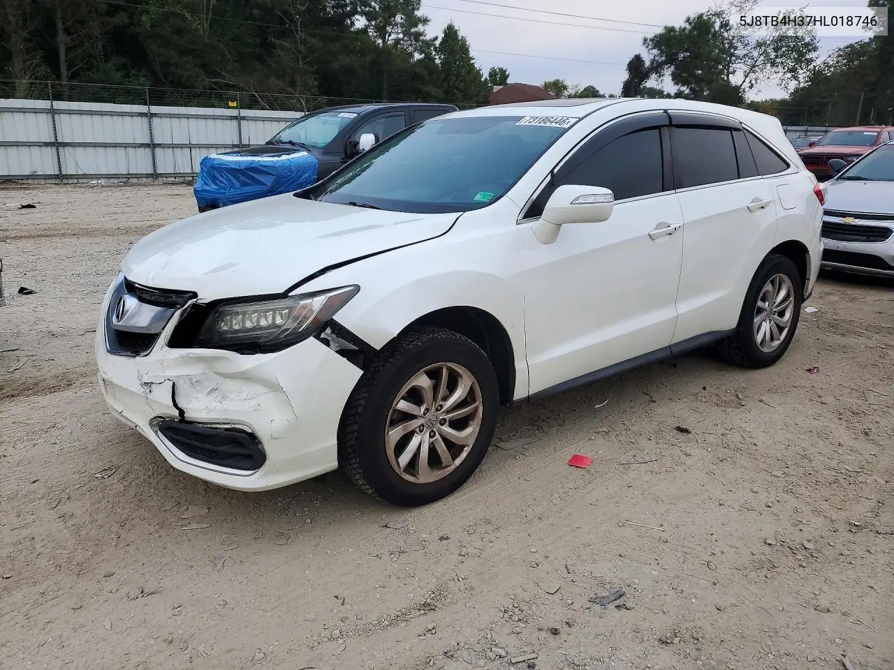 ACURA RDX 2017, VIN 5J8TB4H37HL018746