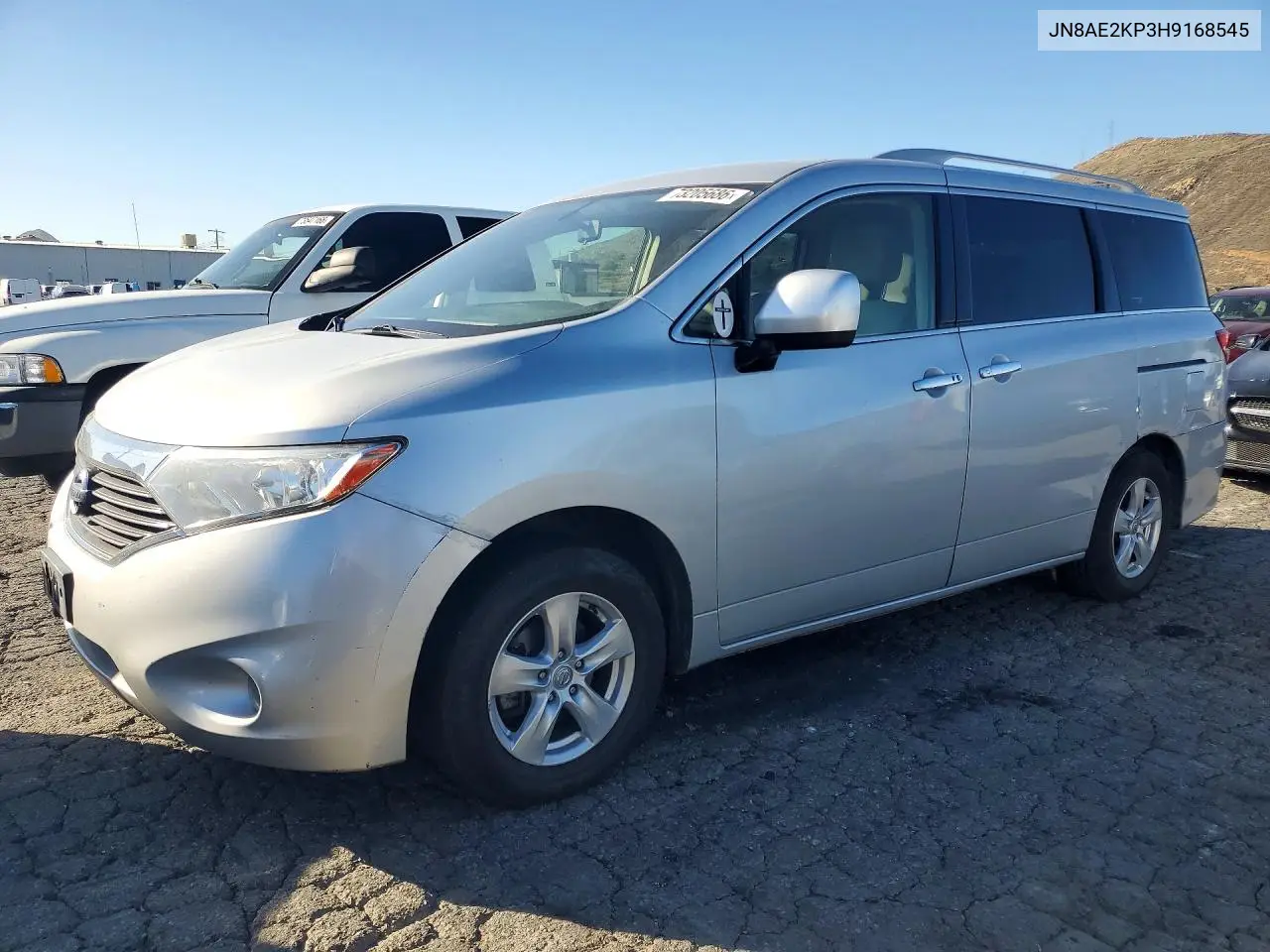 NISSAN QUEST 2017, VIN JN8AE2KP3H9168545