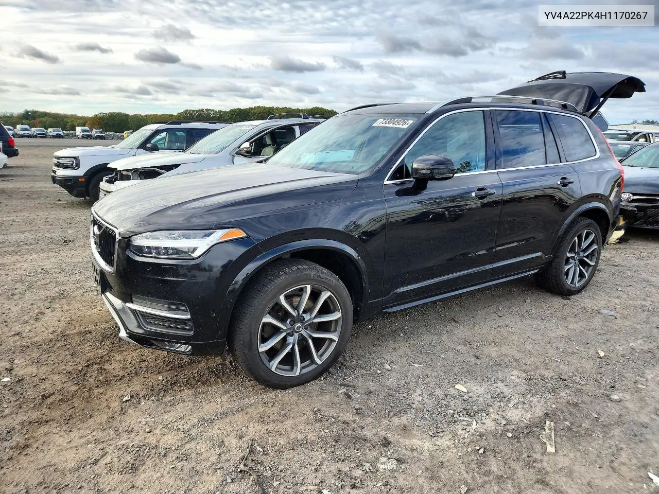 VOLVO XC90 2017, VIN YV4A22PK4H1170267