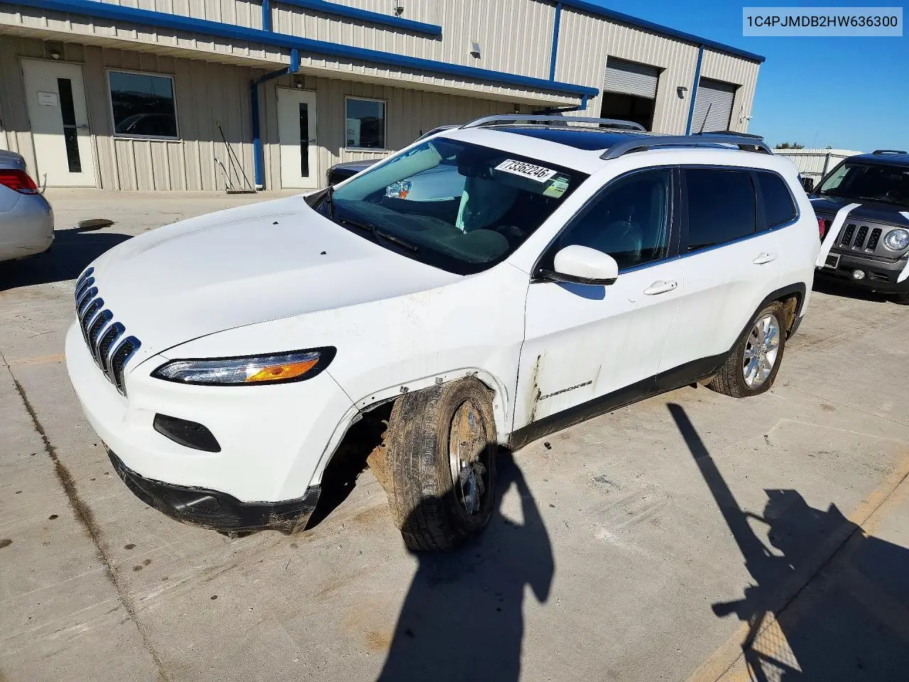 JEEP CHEROKEE 2017, VIN 1C4PJMDB2HW636300