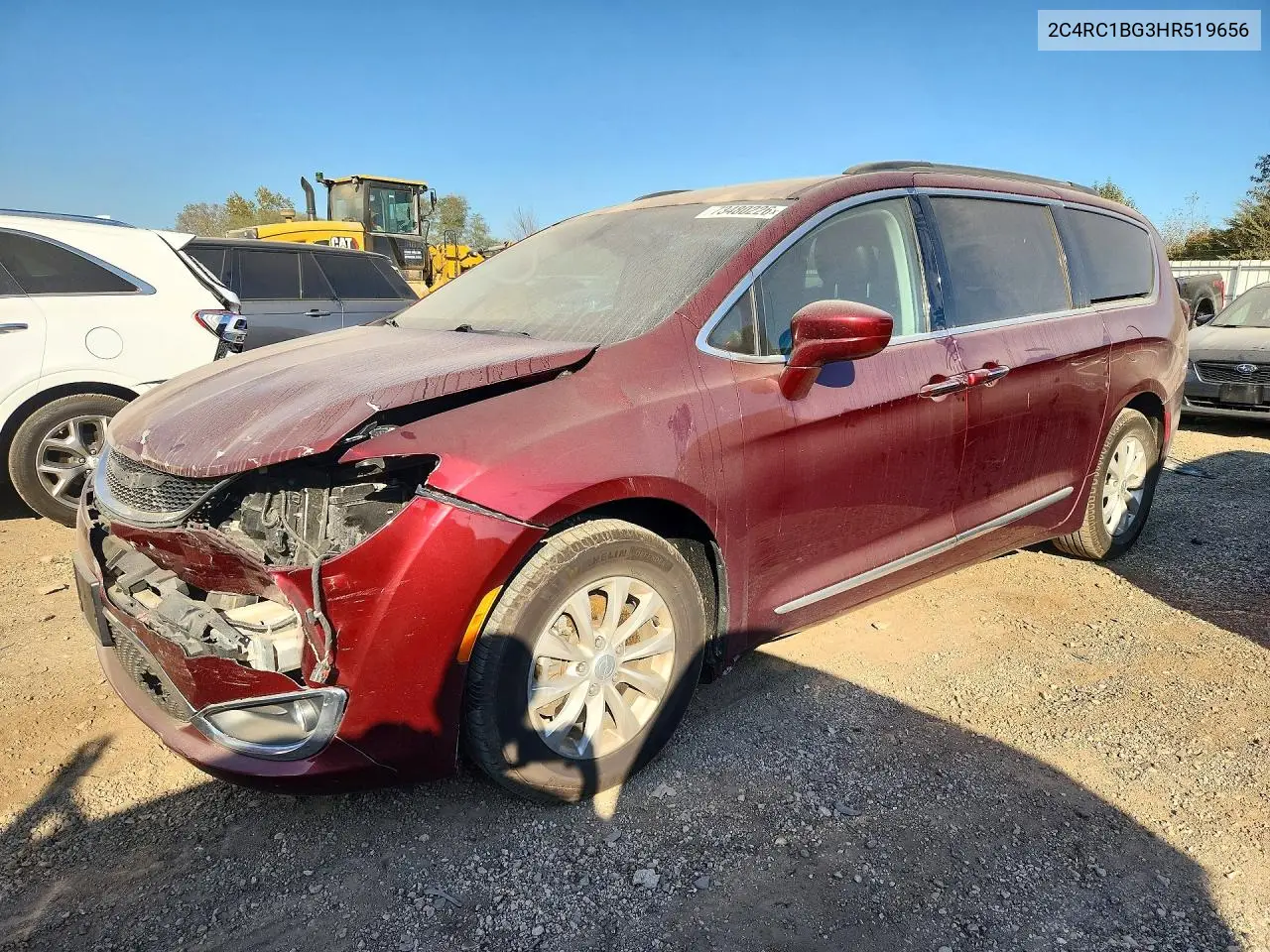 CHRYSLER PACIFICA 2017, VIN 2C4RC1BG3HR519656