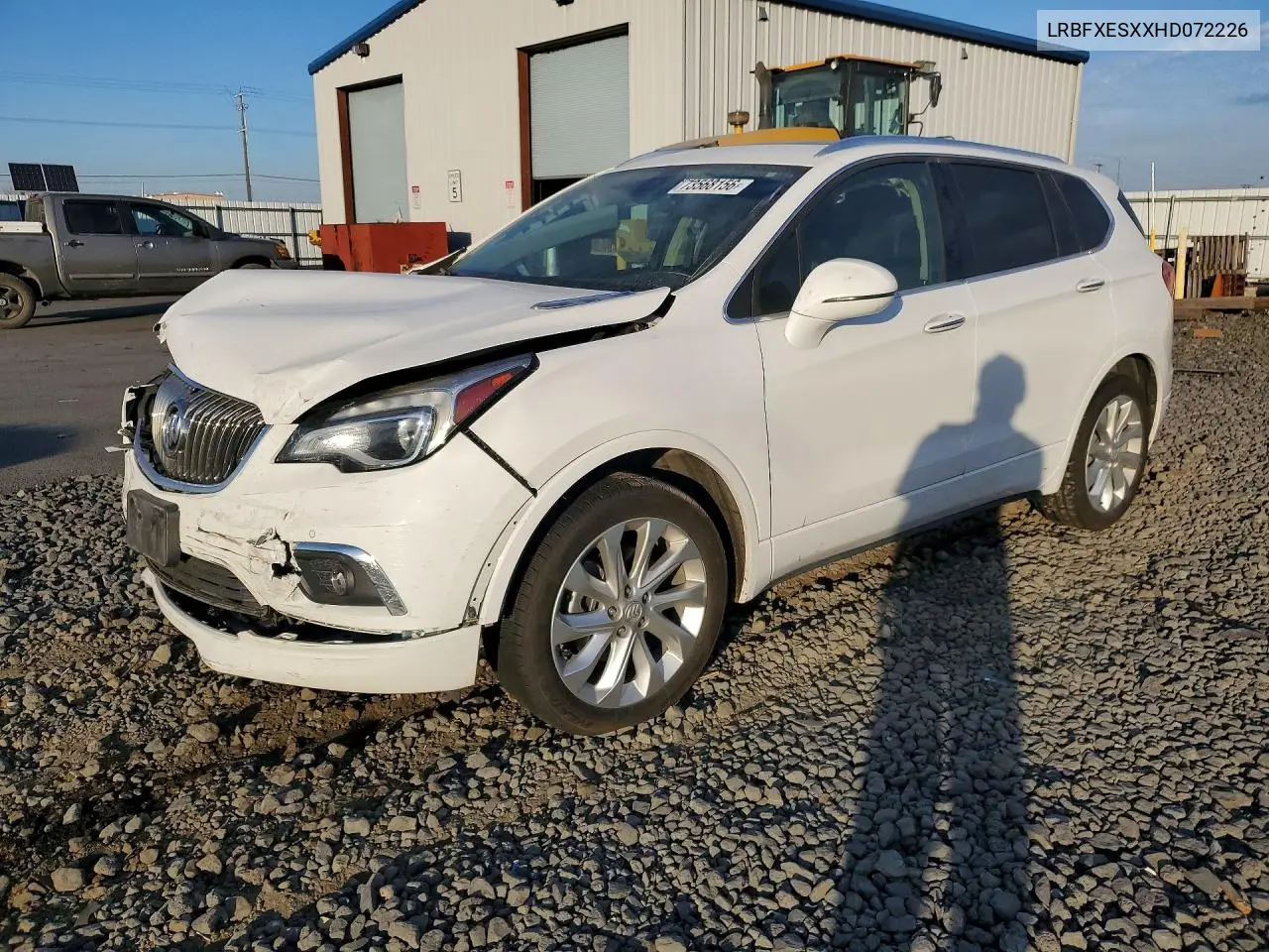 BUICK ENVISION 2017, VIN LRBFXESXXHD072226