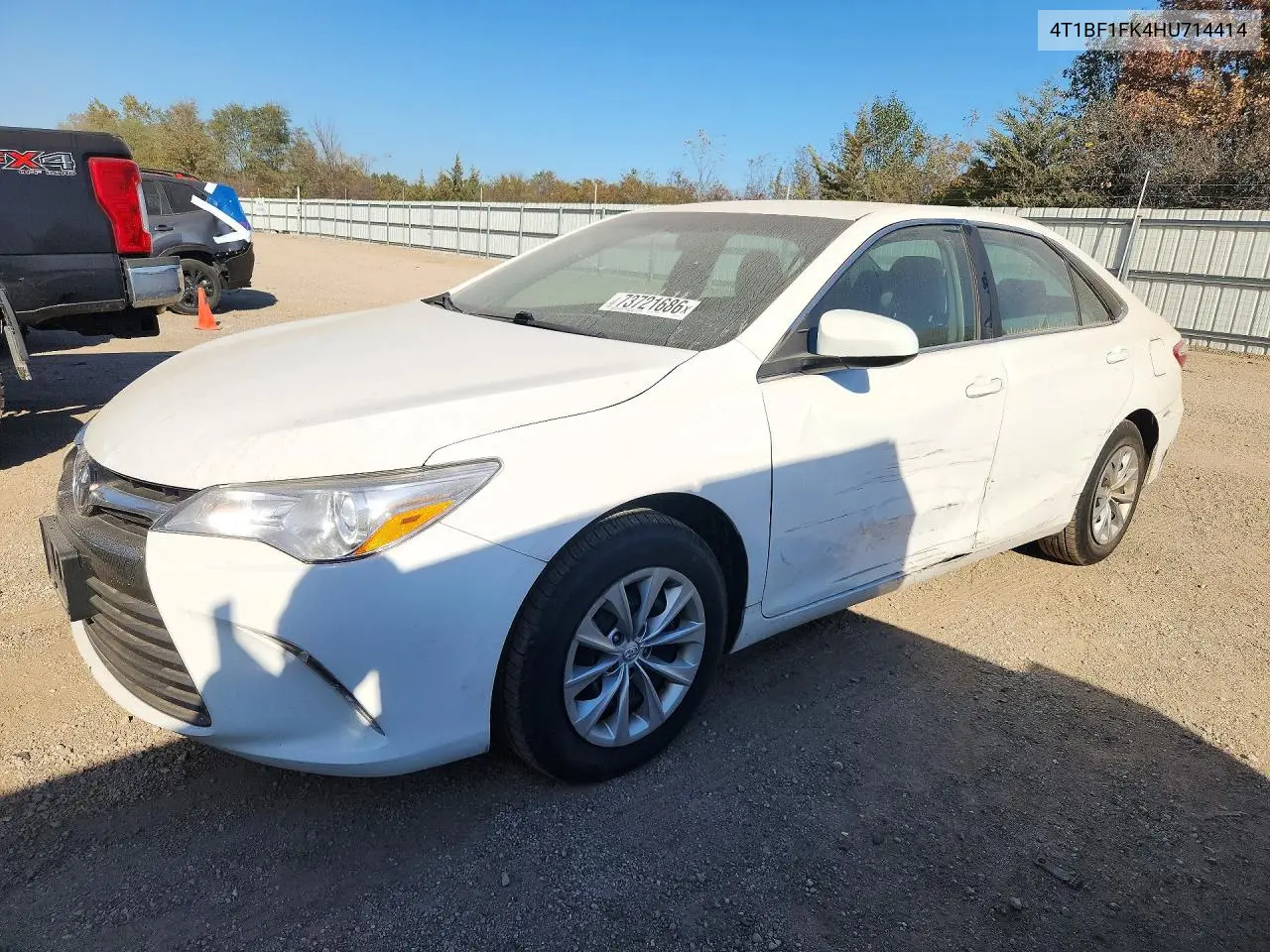 TOYOTA CAMRY 2017, VIN 4T1BF1FK4HU714414