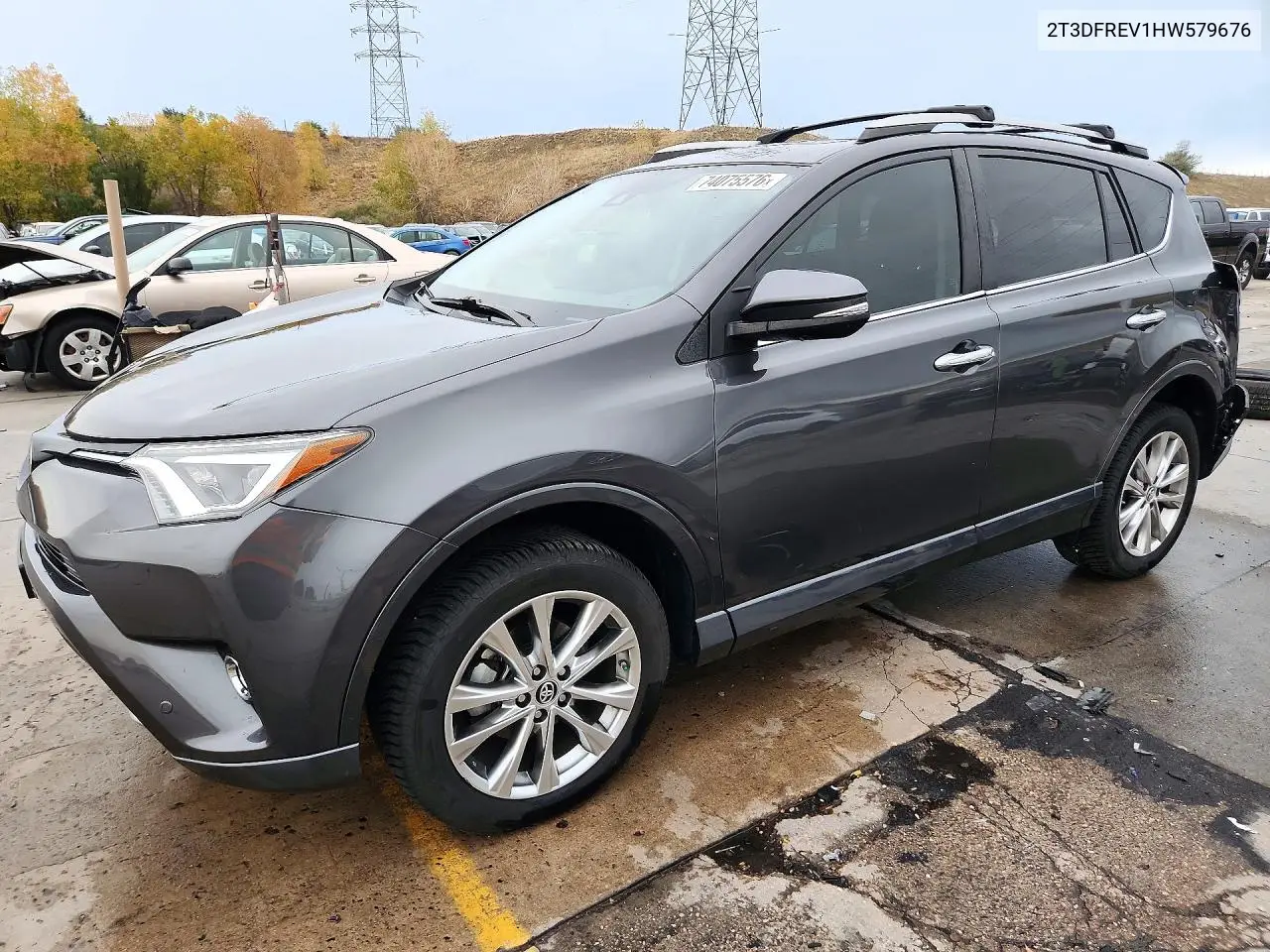 TOYOTA RAV 4 2017, VIN 2T3DFREV1HW579676