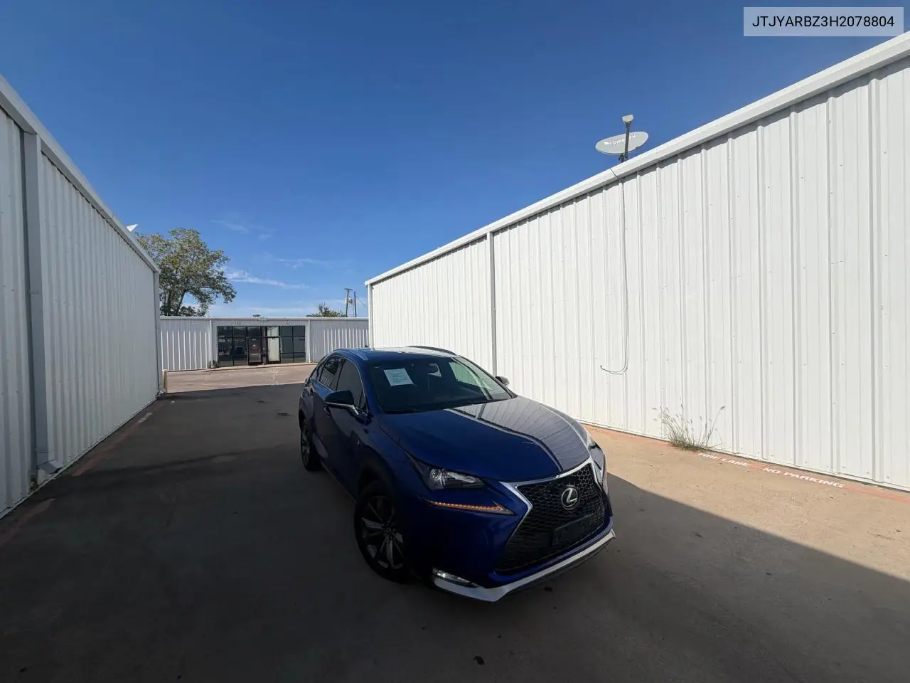 LEXUS NX 2017, VIN JTJYARBZ3H2078804