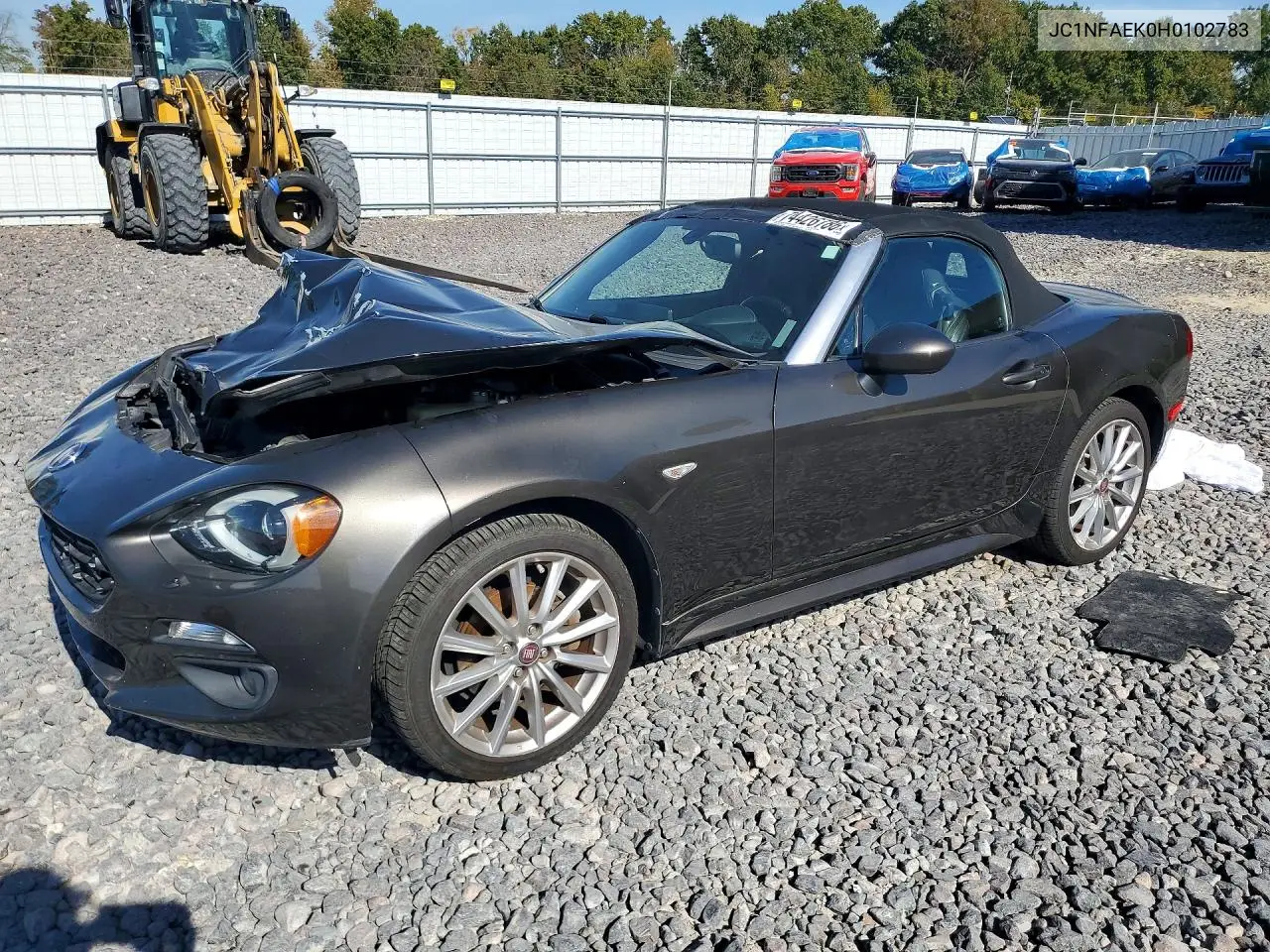 FIAT 124 SPIDER 2017, VIN JC1NFAEK0H0102783