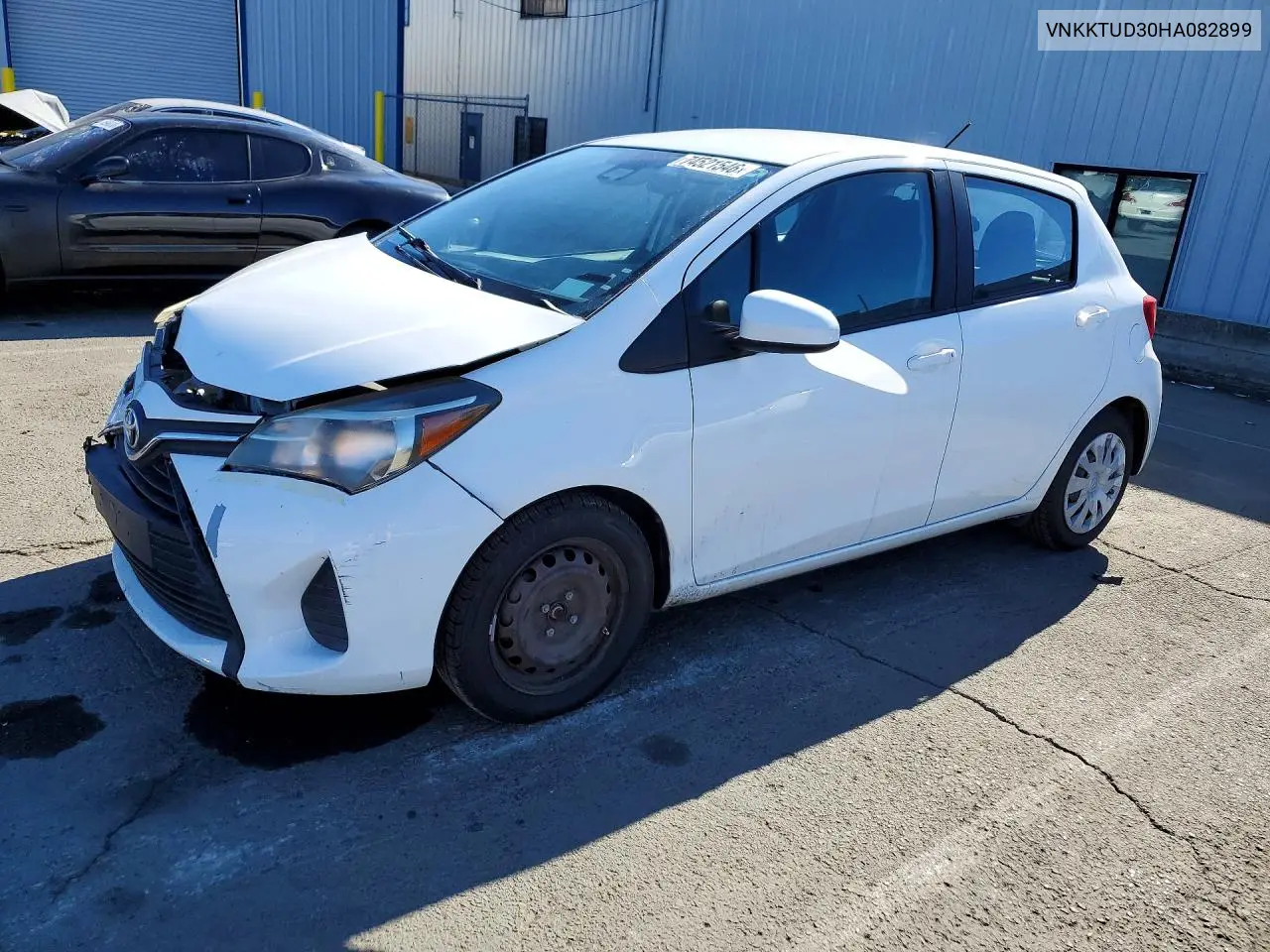 TOYOTA YARIS 2017, VIN VNKKTUD30HA082899