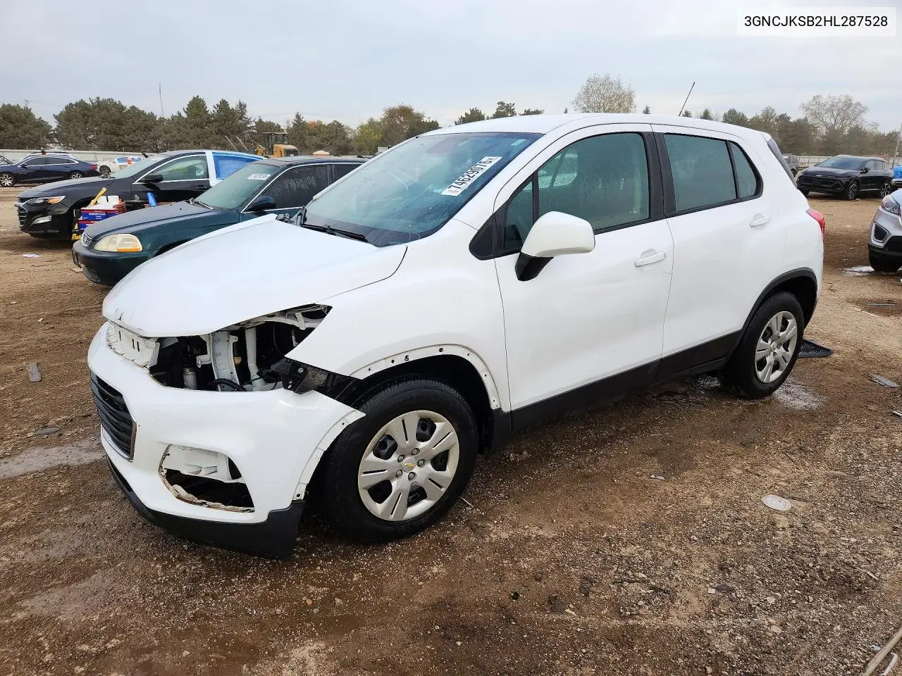 CHEVROLET TRAX 2017, VIN 3GNCJKSB2HL287528