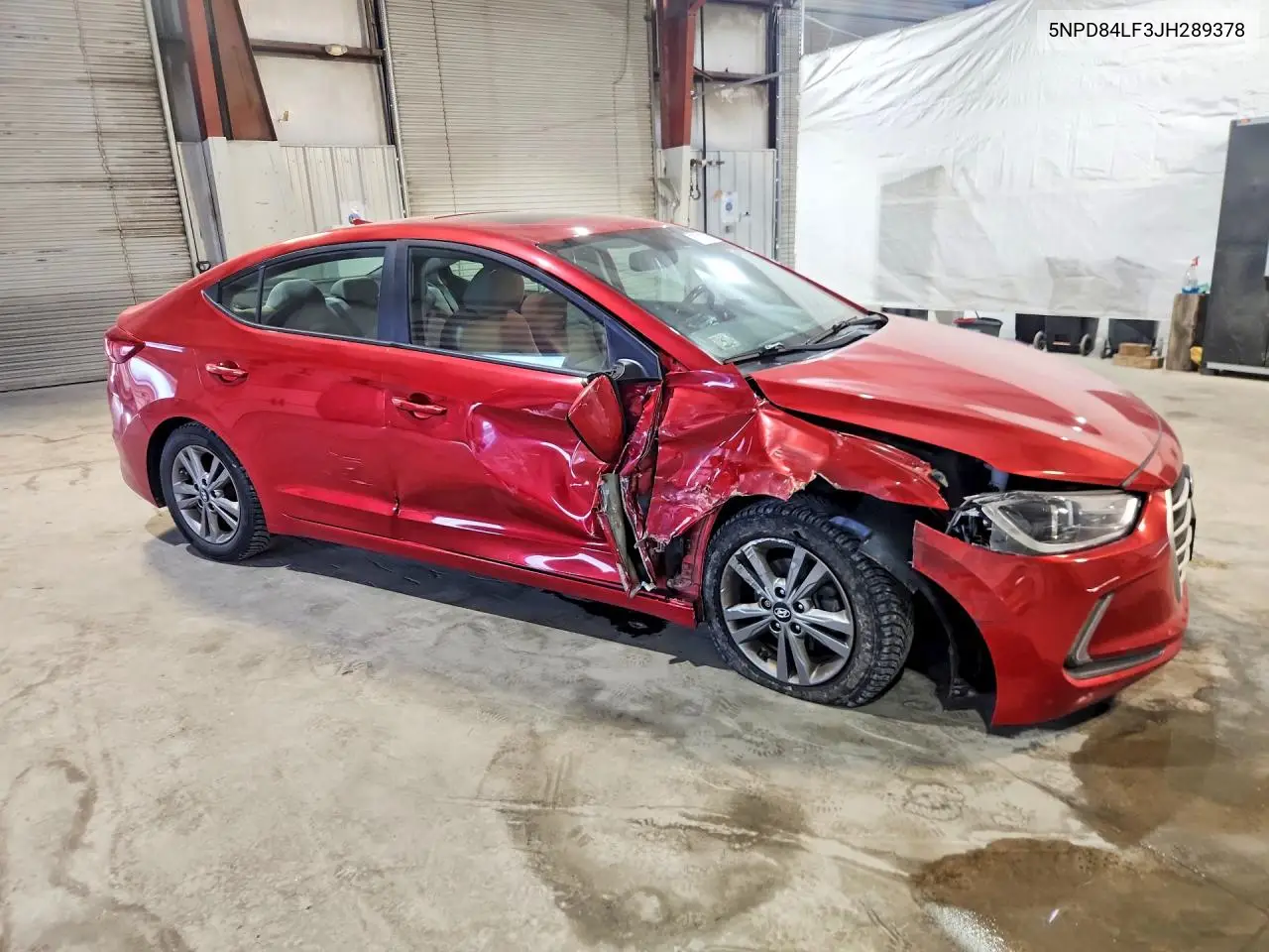 2018 HYUNDAI ELANTRA VIN 5NPD84LF3JH289378 — фото 4