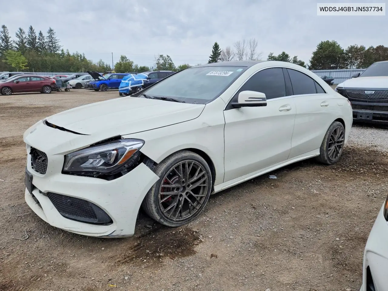 MERCEDES CLA-KLASSE 2018, VIN WDDSJ4GB1JN537734