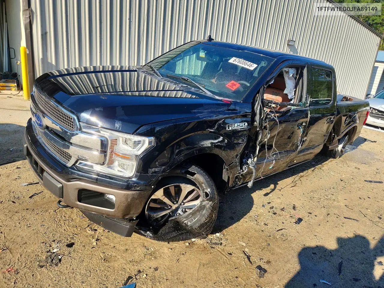 FORD F-150 2018, VIN 1FTFW1EG0JFA89149