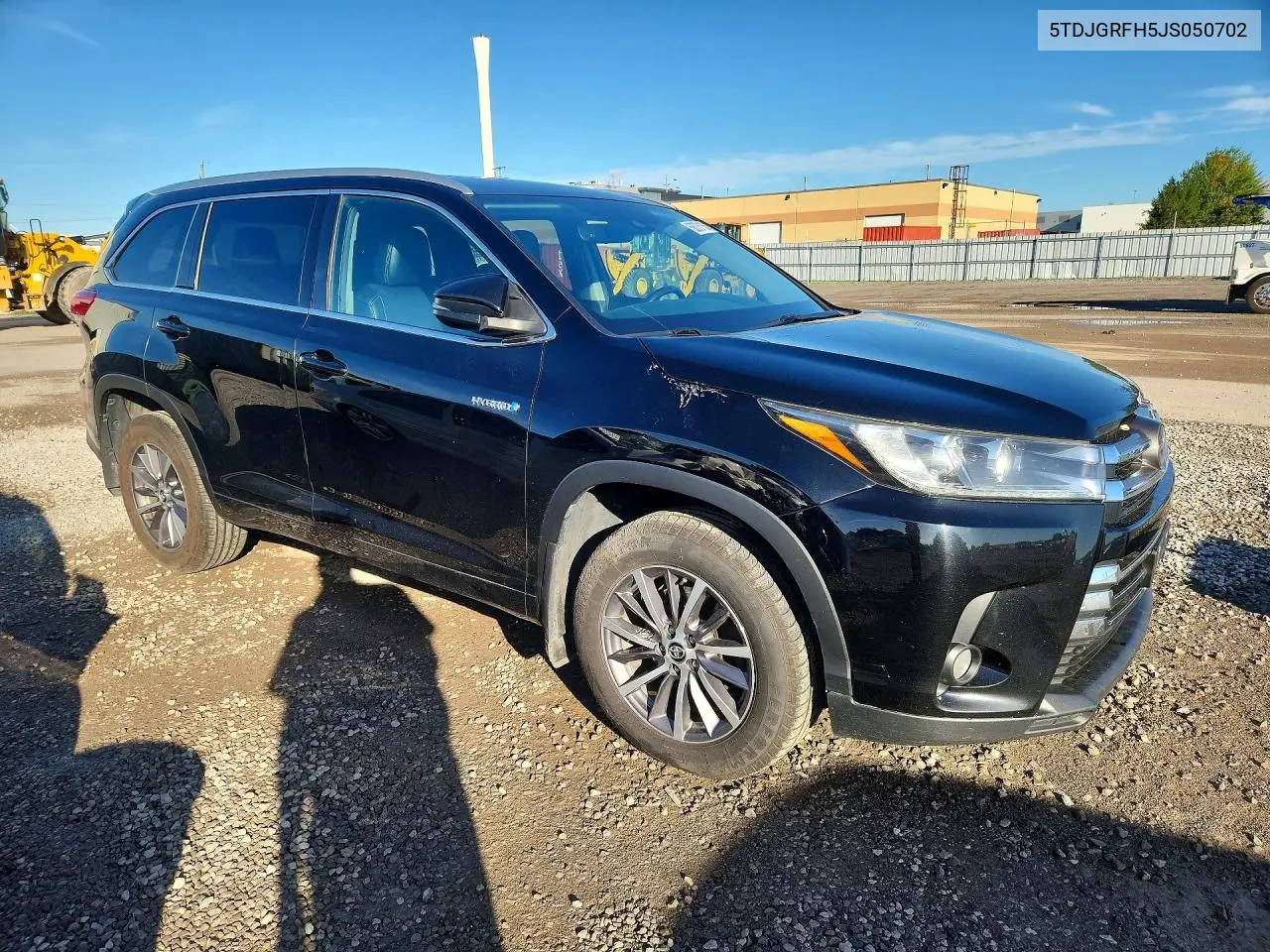 2018 TOYOTA HIGHLANDER VIN 5TDJGRFH5JS050702 — фото 4