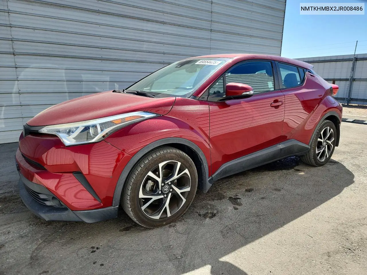 TOYOTA C-HR 2018, VIN NMTKHMBX2JR008486