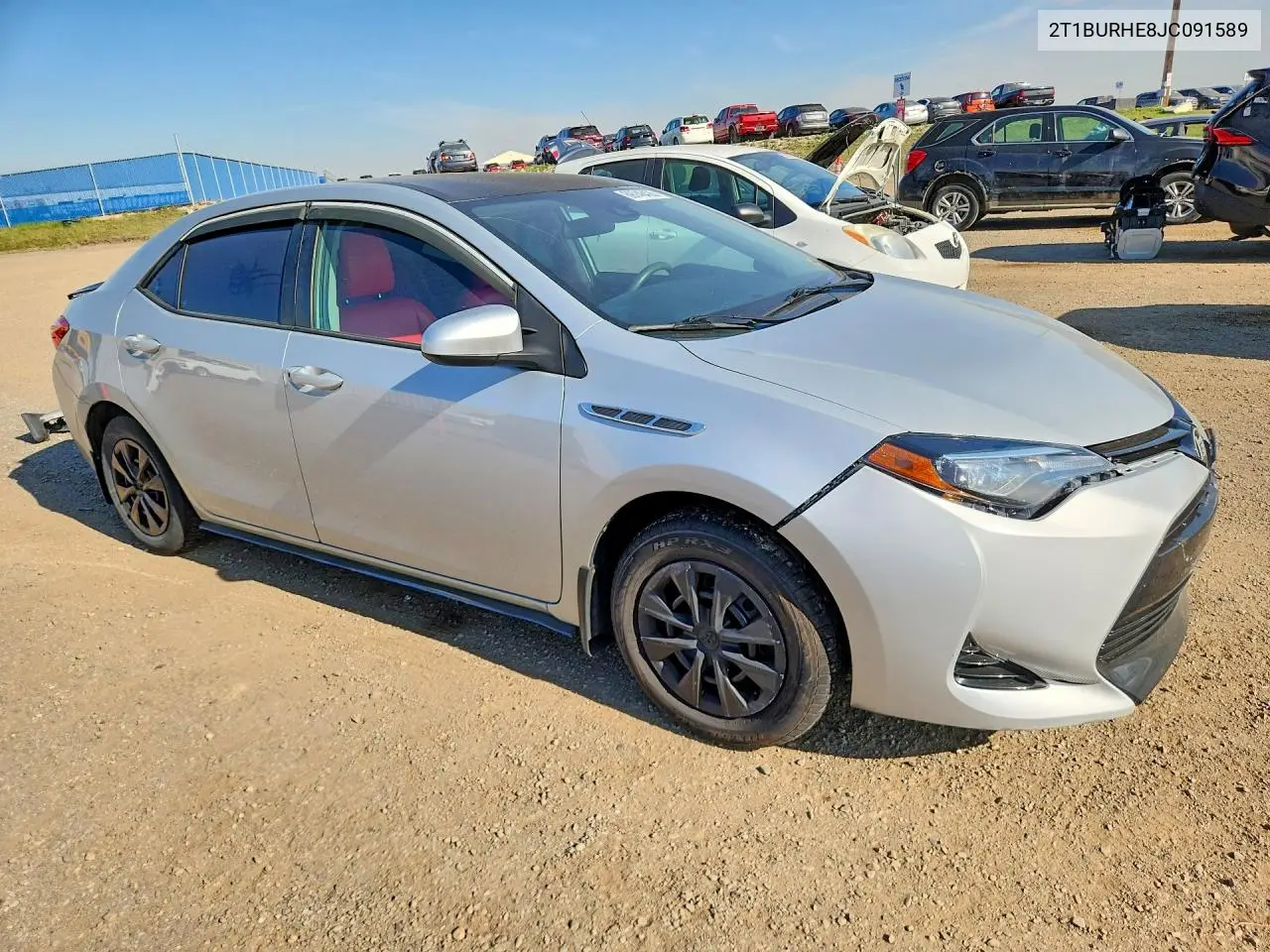 2018 TOYOTA COROLLA VIN 2T1BURHE8JC091589 — фото 4