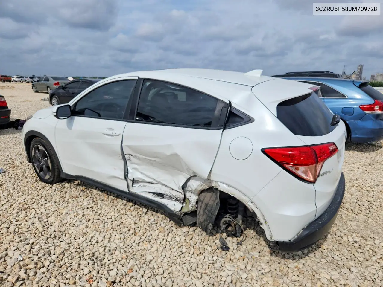 2018 HONDA HR-V VIN 3CZRU5H58JM709728 — фото 2