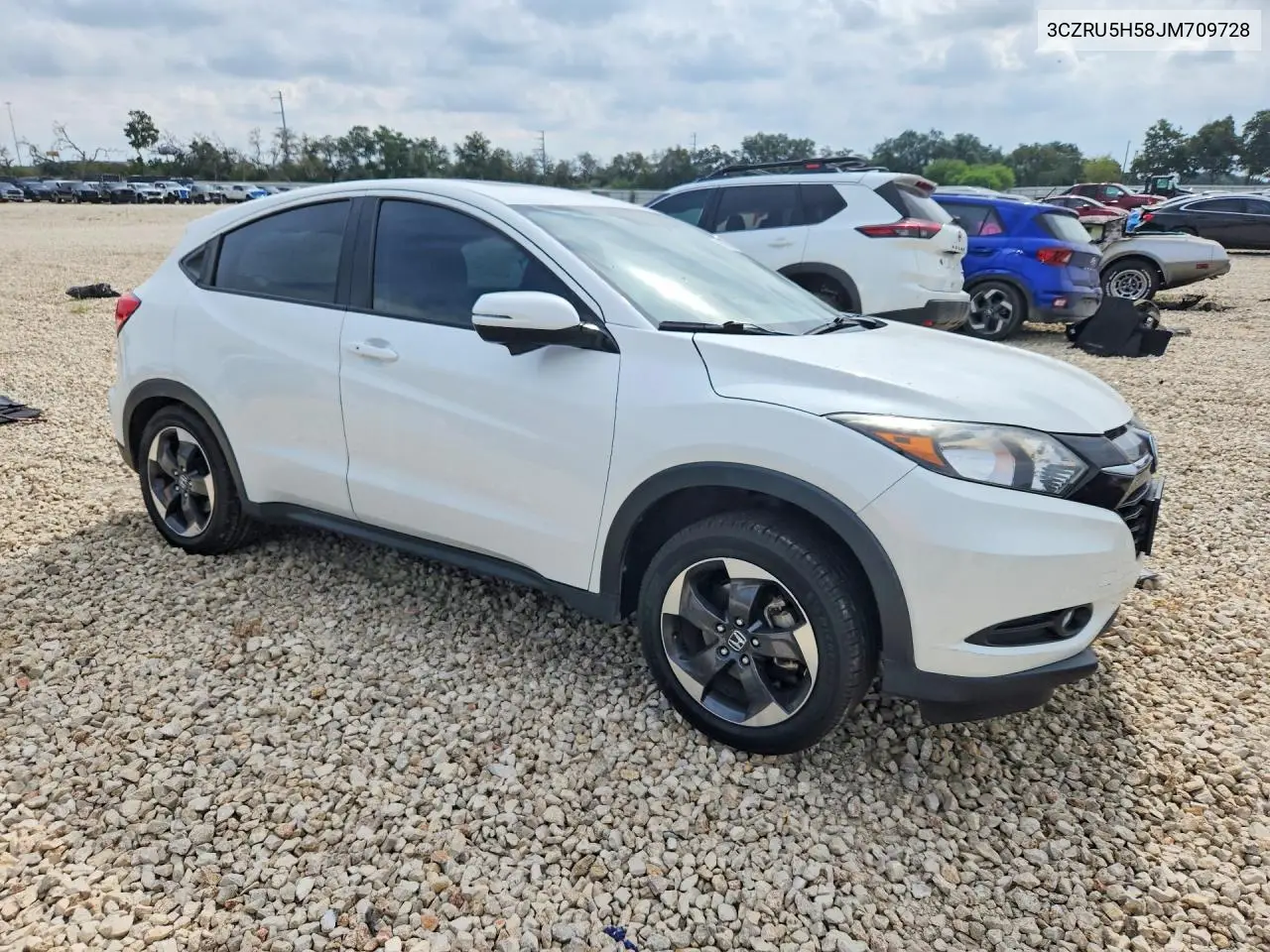 2018 HONDA HR-V VIN 3CZRU5H58JM709728 — фото 4