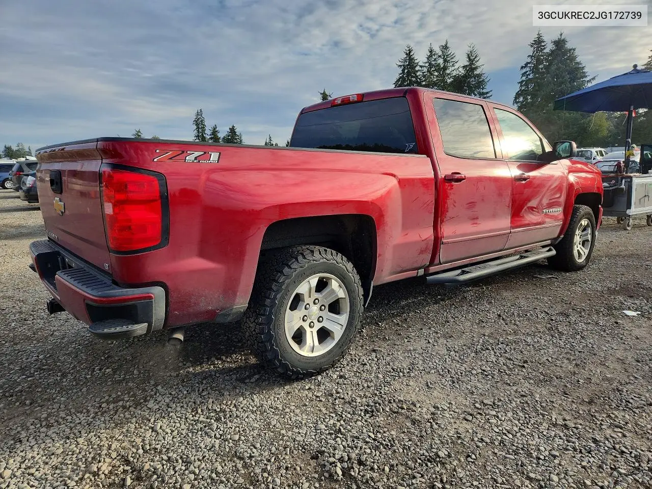 2018 CHEVROLET SILVERADO VIN 3GCUKREC2JG172739 — фото 3