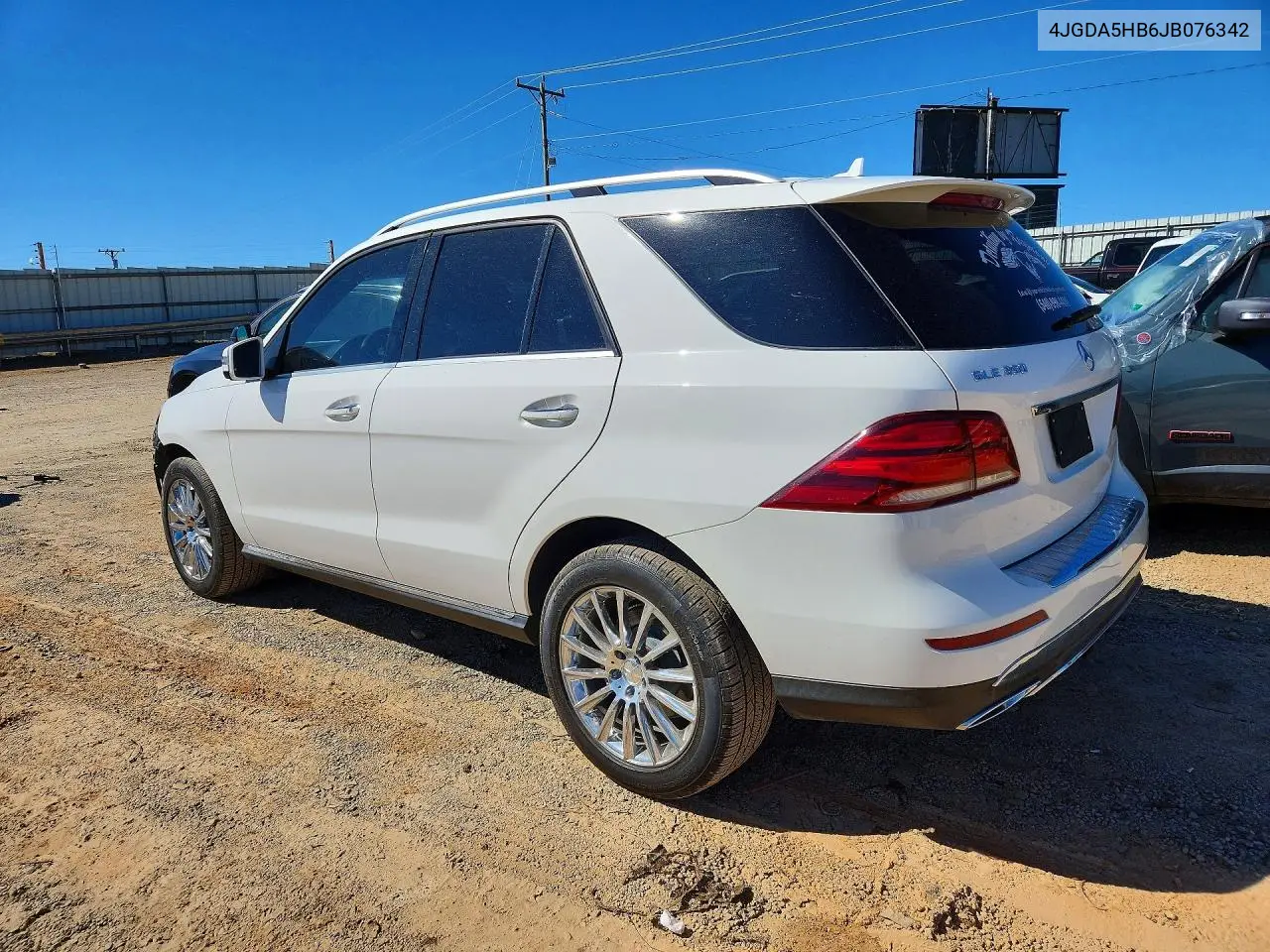 2018 MERCEDES GLE VIN 4JGDA5HB6JB076342 — фото 2