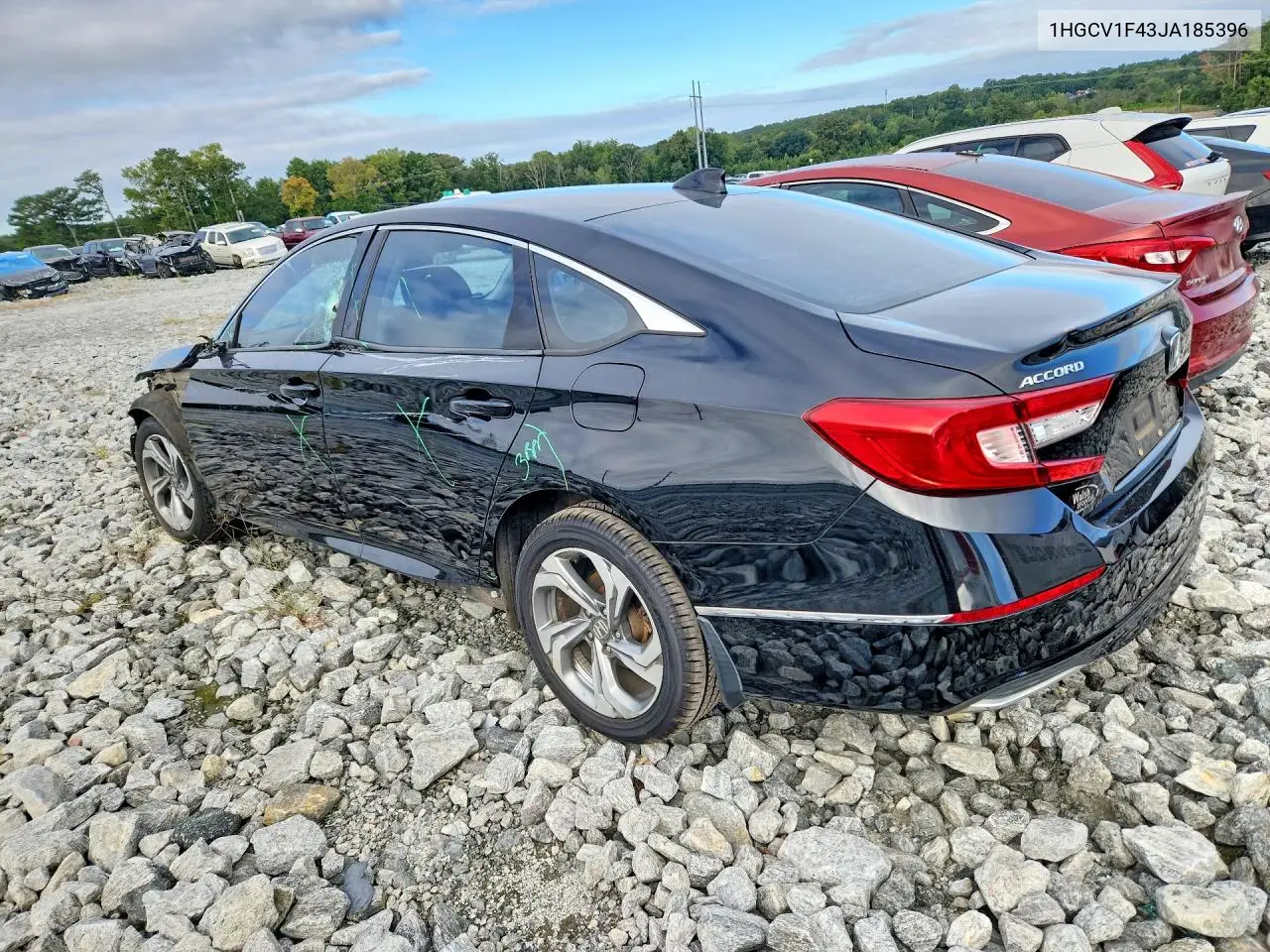 2018 HONDA ACCORD VIN 1HGCV1F43JA185396 — фото 2
