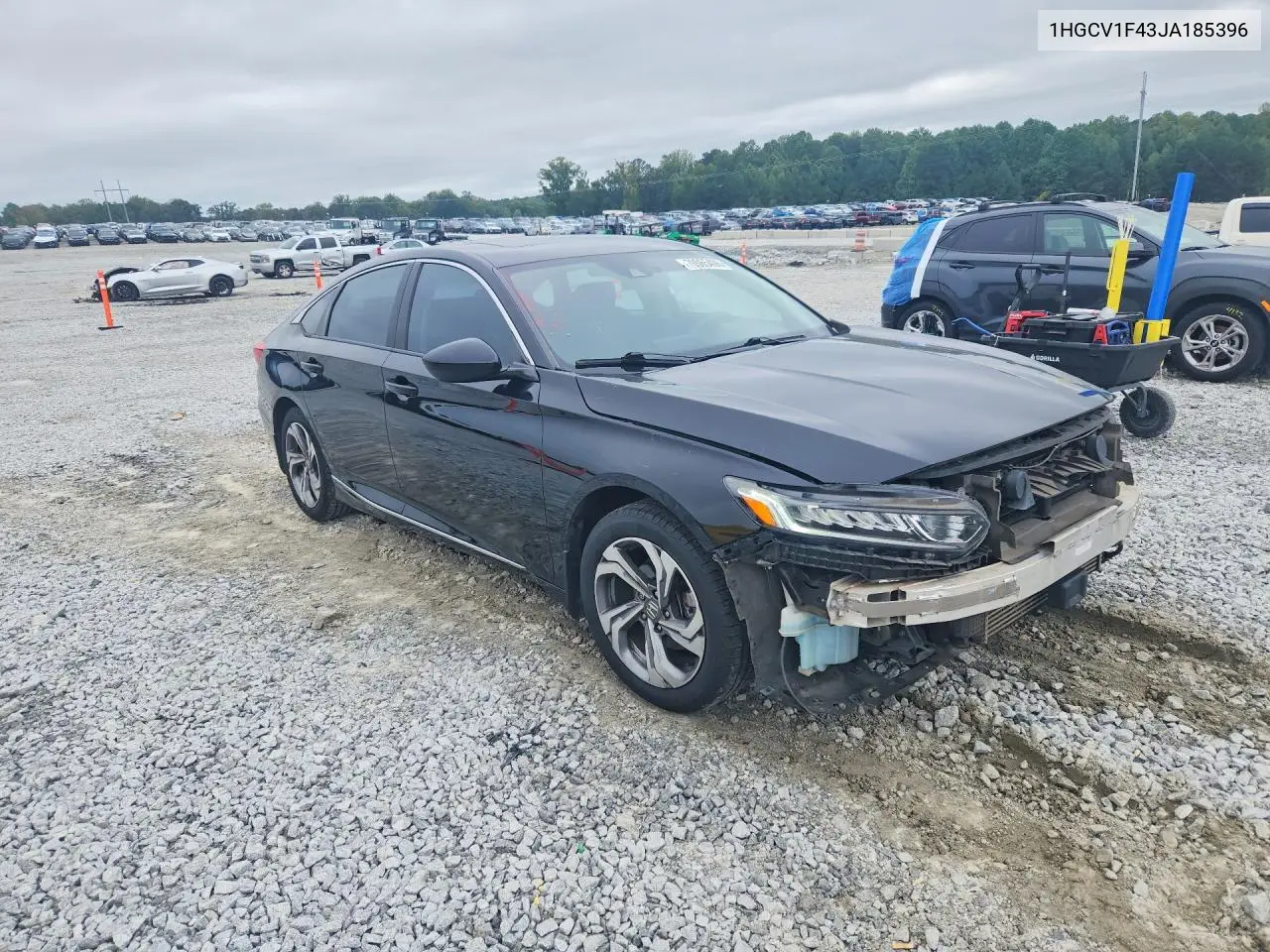 2018 HONDA ACCORD VIN 1HGCV1F43JA185396 — фото 4