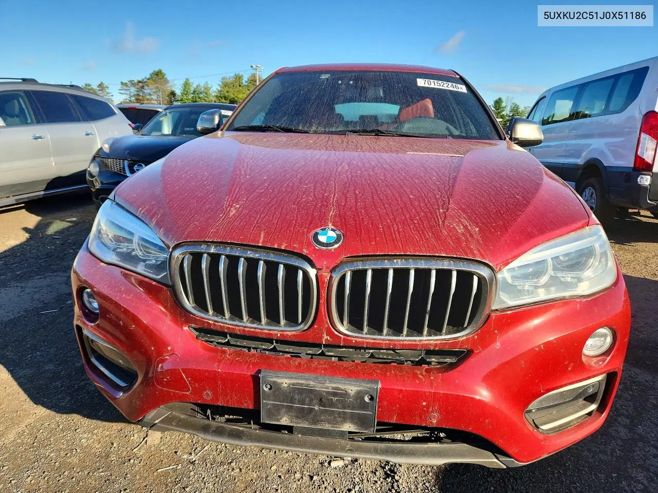 2018 BMW X6 VIN 5UXKU2C51J0X51186 — фото 5
