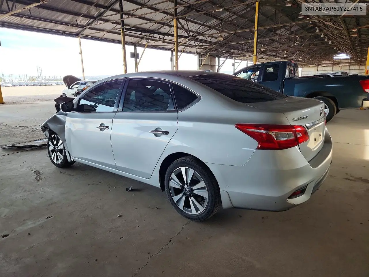 2018 NISSAN SENTRA VIN 3N1AB7AP6JY227416 — фото 2