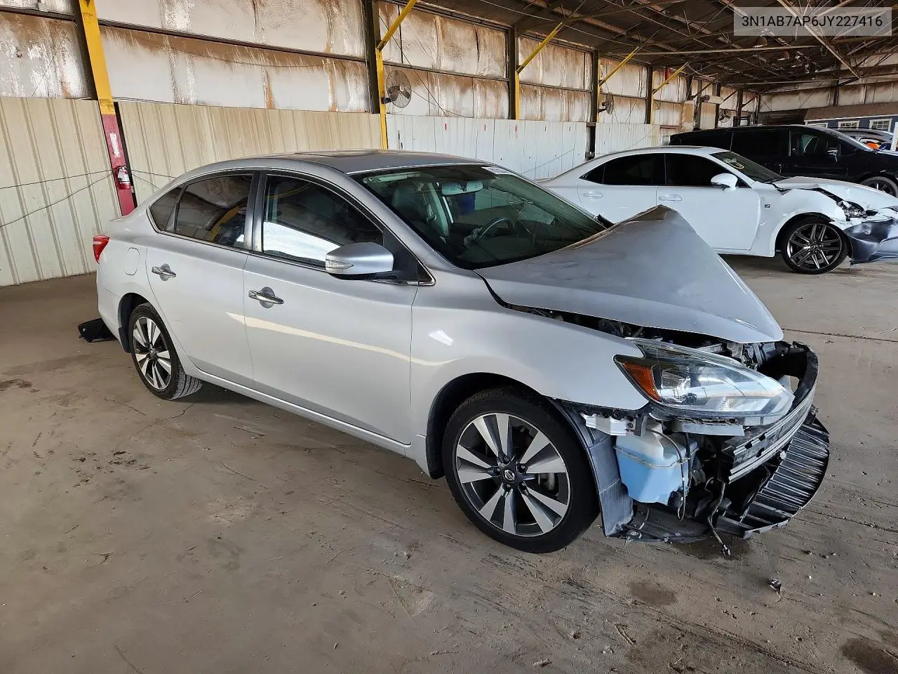 2018 NISSAN SENTRA VIN 3N1AB7AP6JY227416 — фото 4