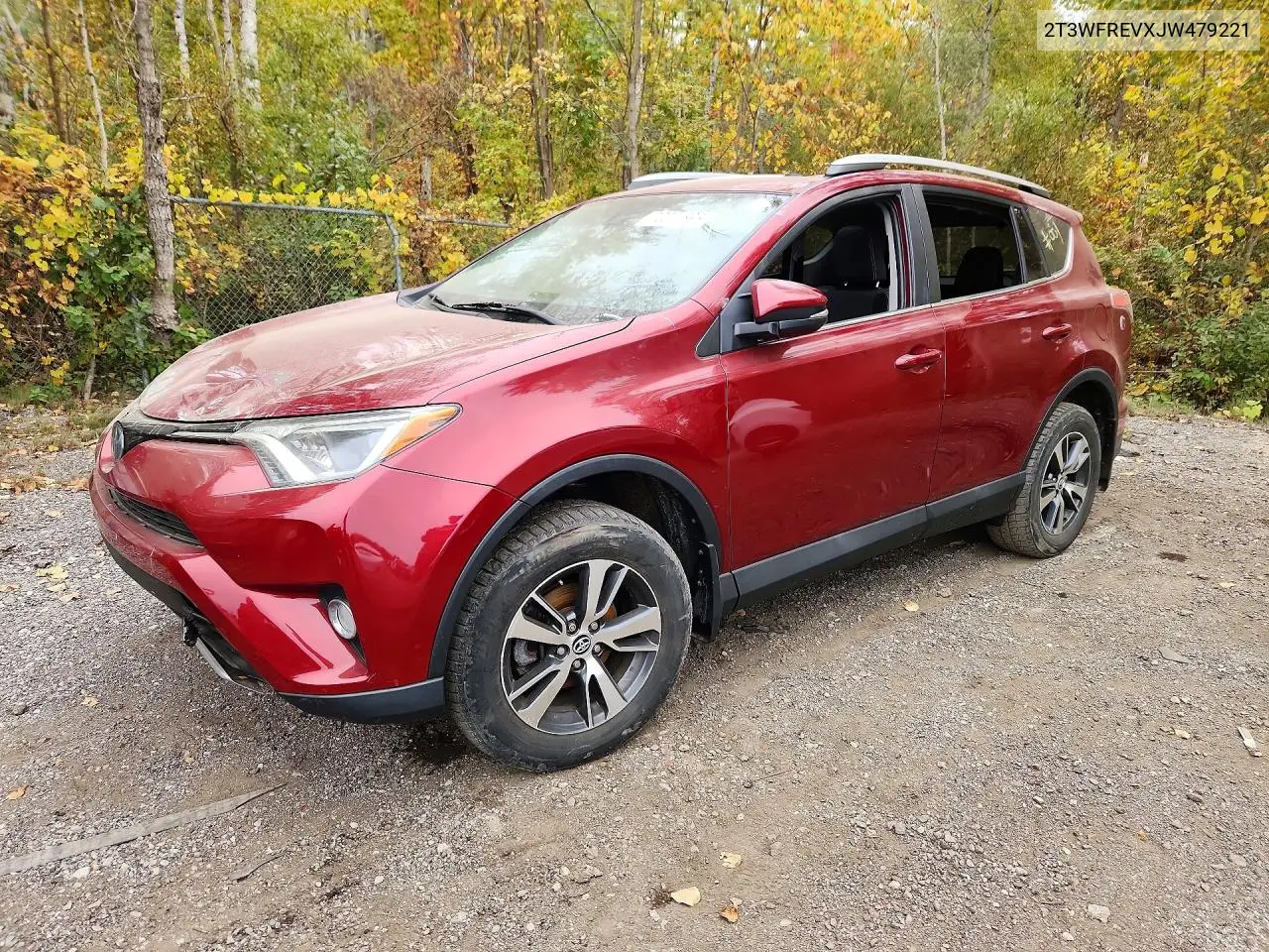 TOYOTA RAV 4 2018, VIN 2T3WFREVXJW479221