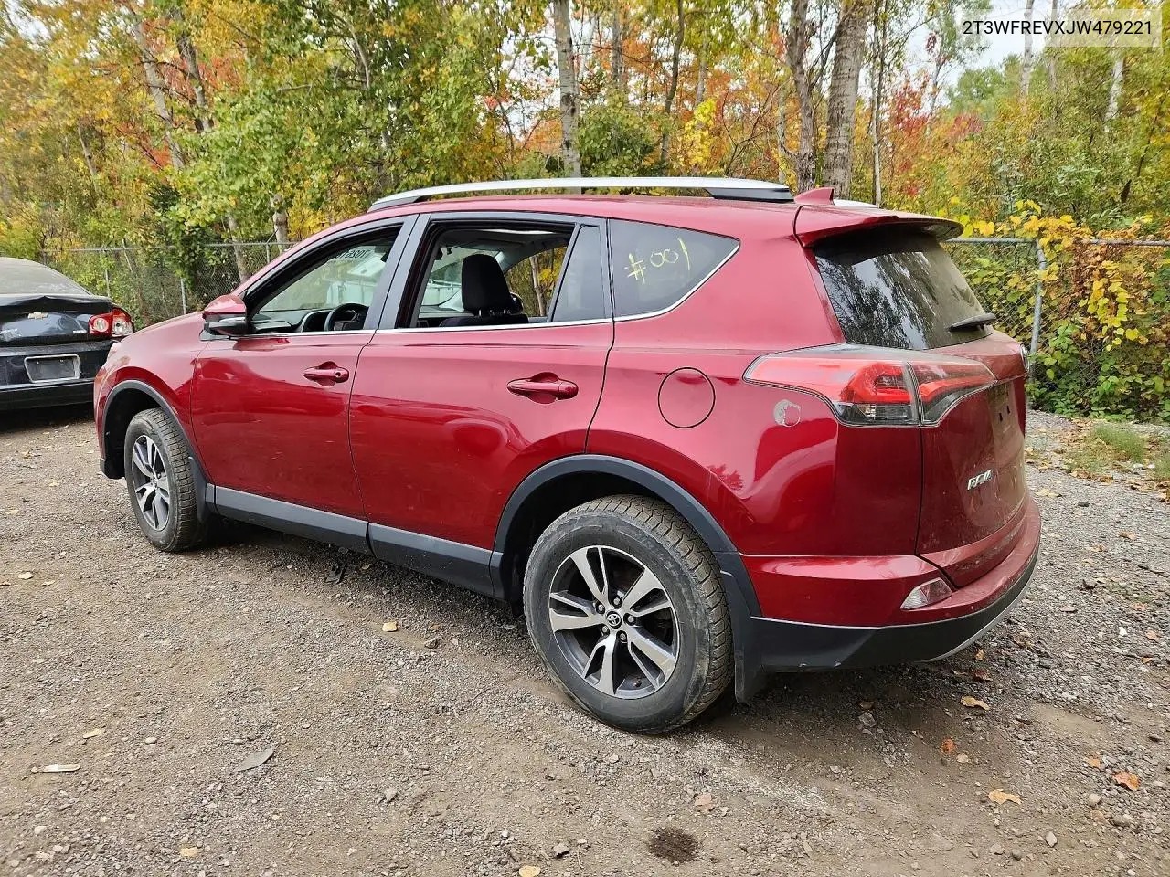 2018 TOYOTA RAV 4 VIN 2T3WFREVXJW479221 — фото 2