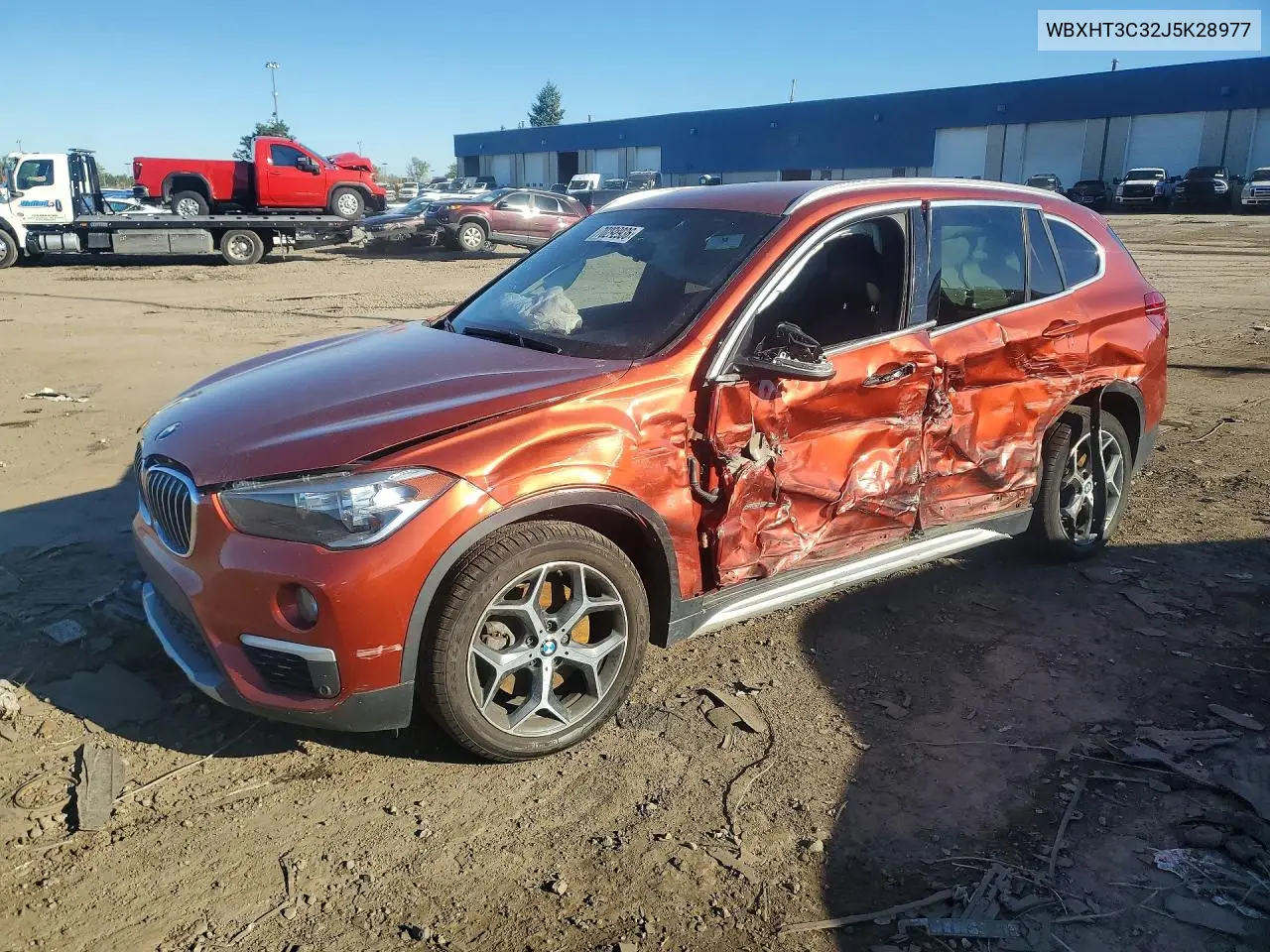 BMW X1 2018, VIN WBXHT3C32J5K28977