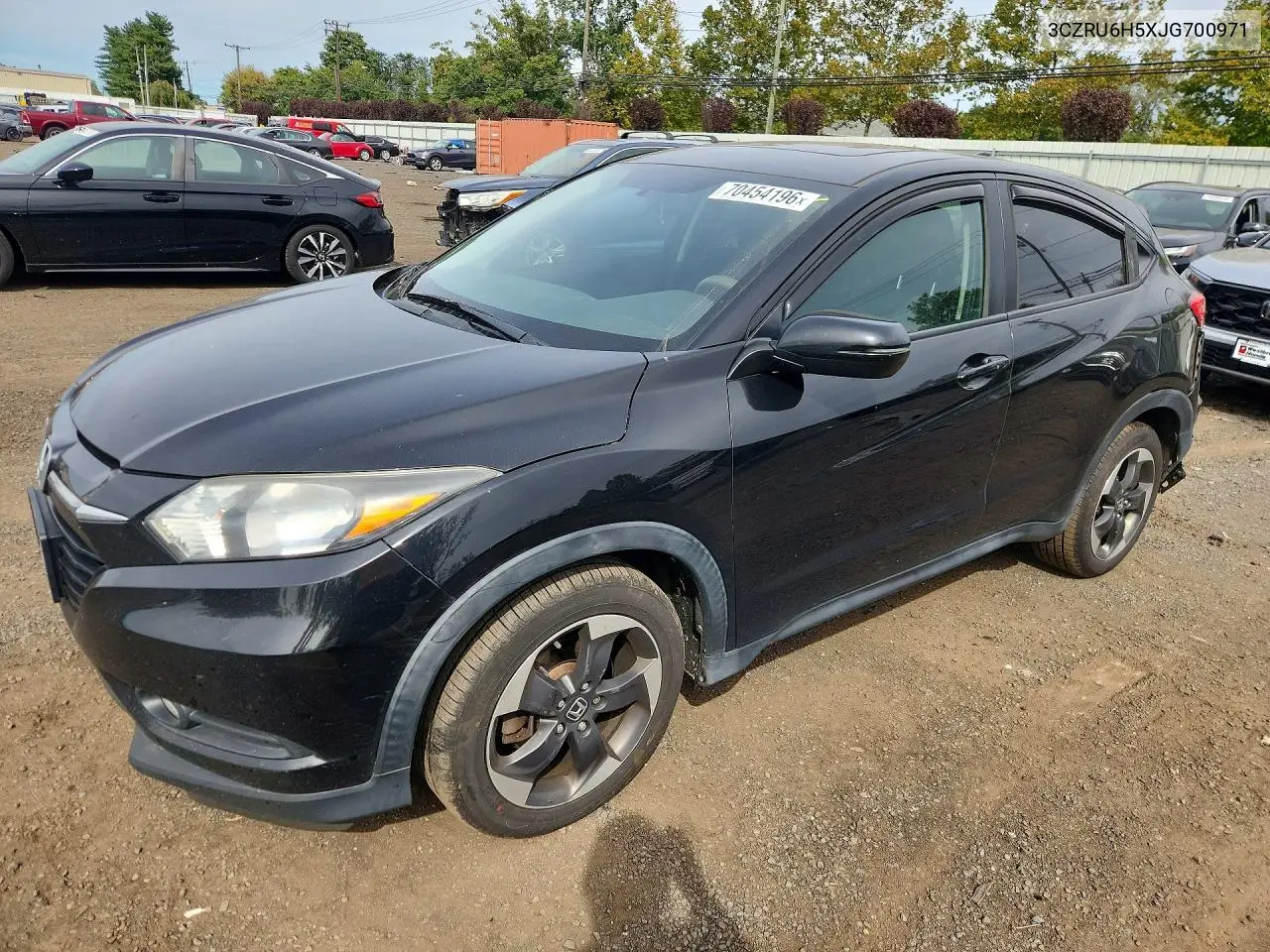 HONDA HR-V 2018, VIN 3CZRU6H5XJG700971