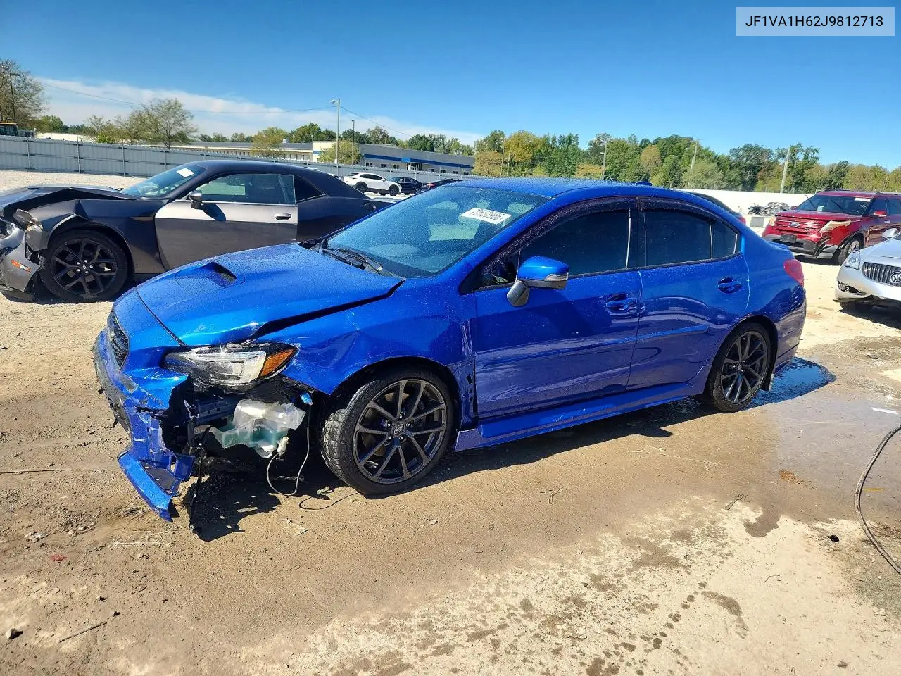 SUBARU WRX 2018, VIN JF1VA1H62J9812713