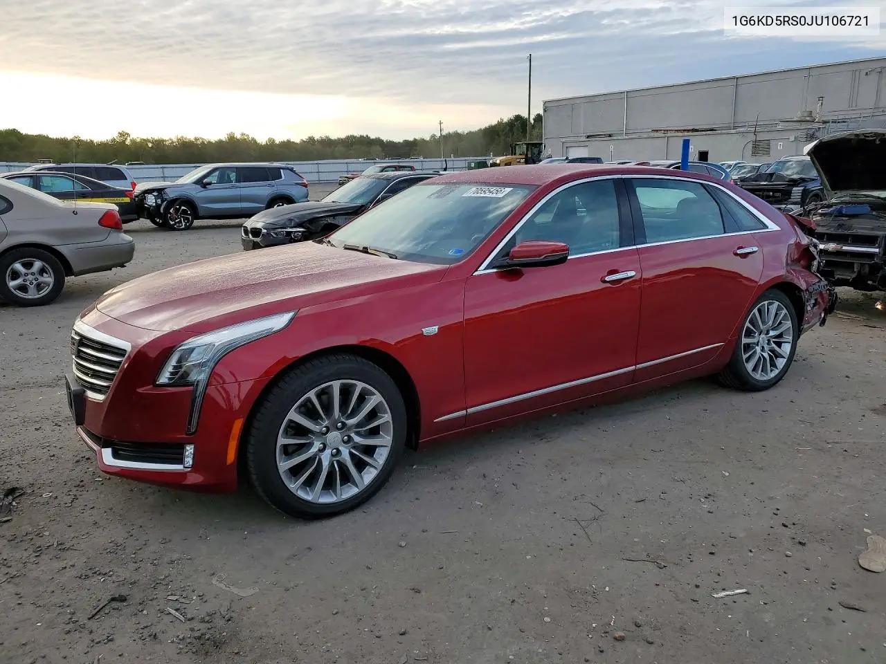 CADILLAC CT6 2018, VIN 1G6KD5RS0JU106721