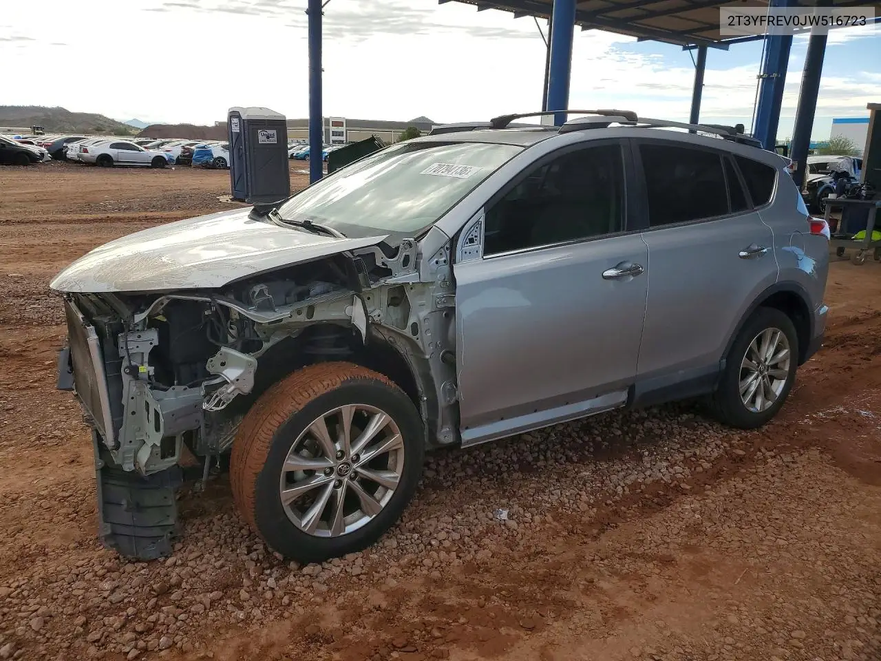 TOYOTA RAV 4 2018, VIN 2T3YFREV0JW516723