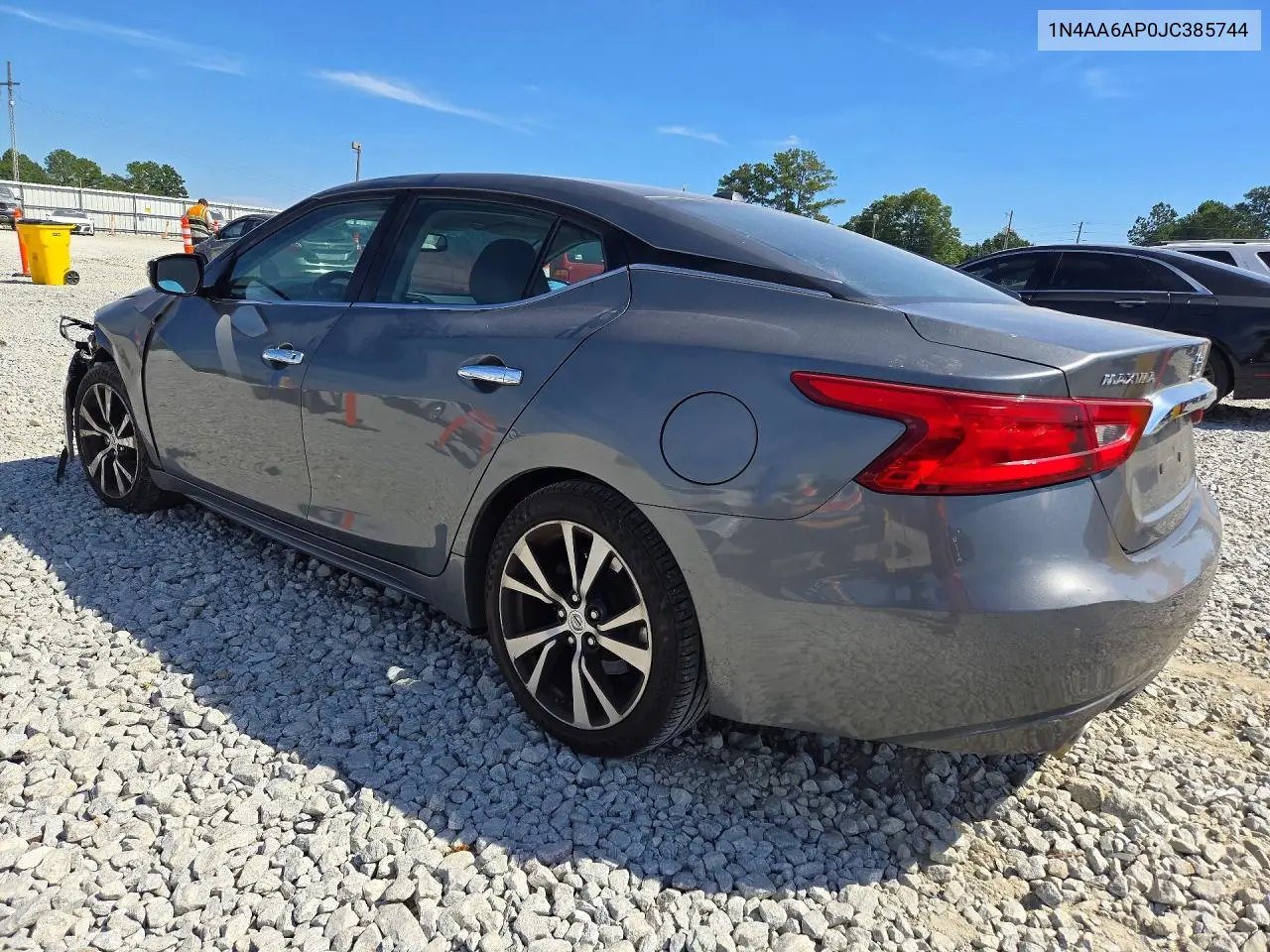 2018 NISSAN MAXIMA VIN 1N4AA6AP0JC385744 — фото 2