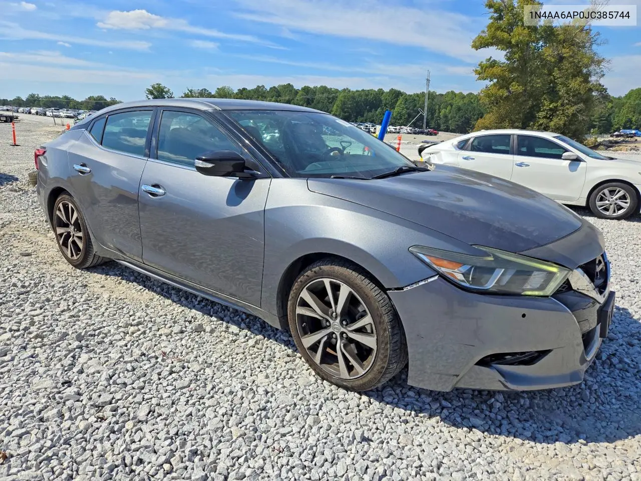 2018 NISSAN MAXIMA VIN 1N4AA6AP0JC385744 — фото 4