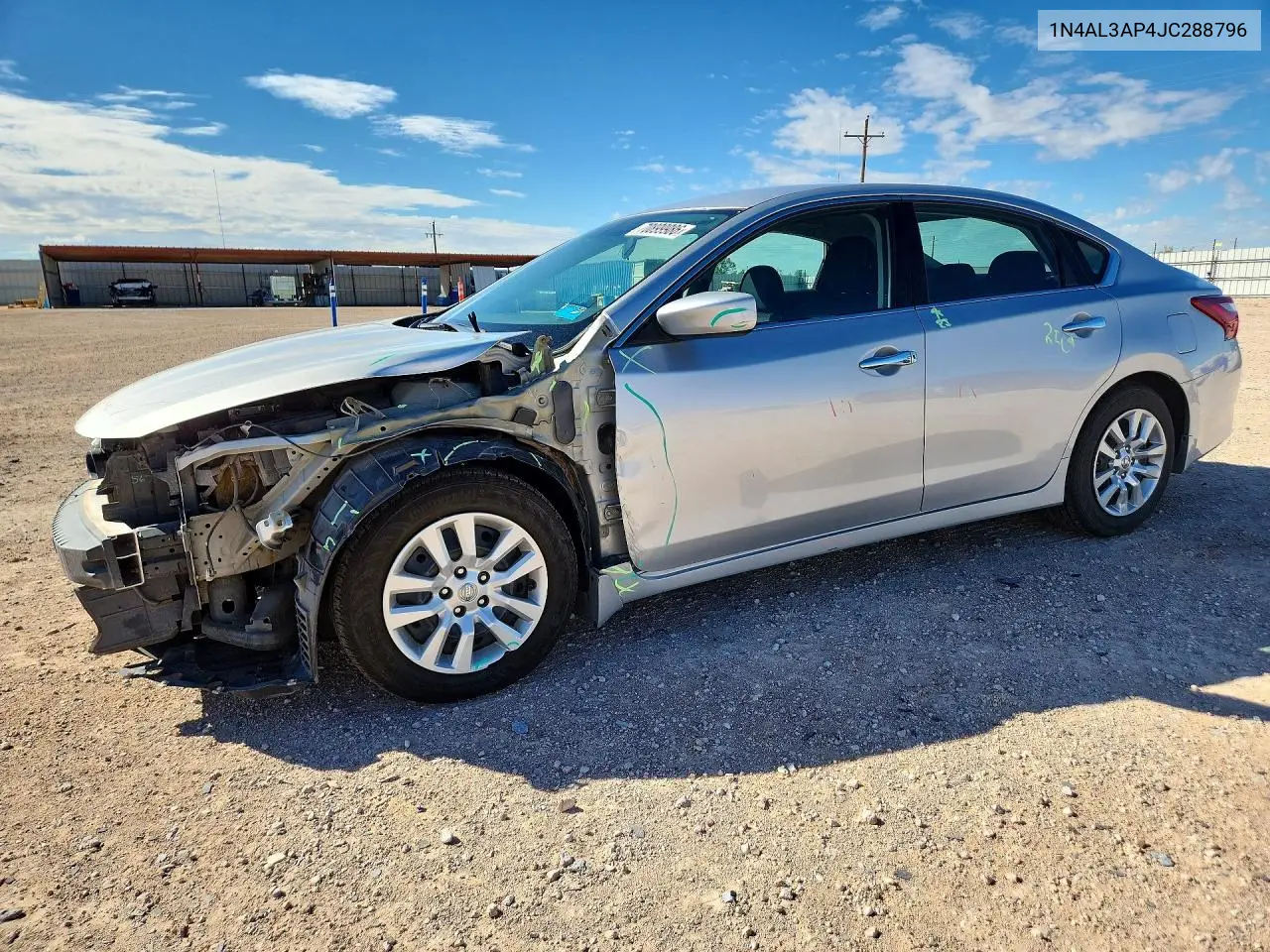 NISSAN ALTIMA 2018, VIN 1N4AL3AP4JC288796