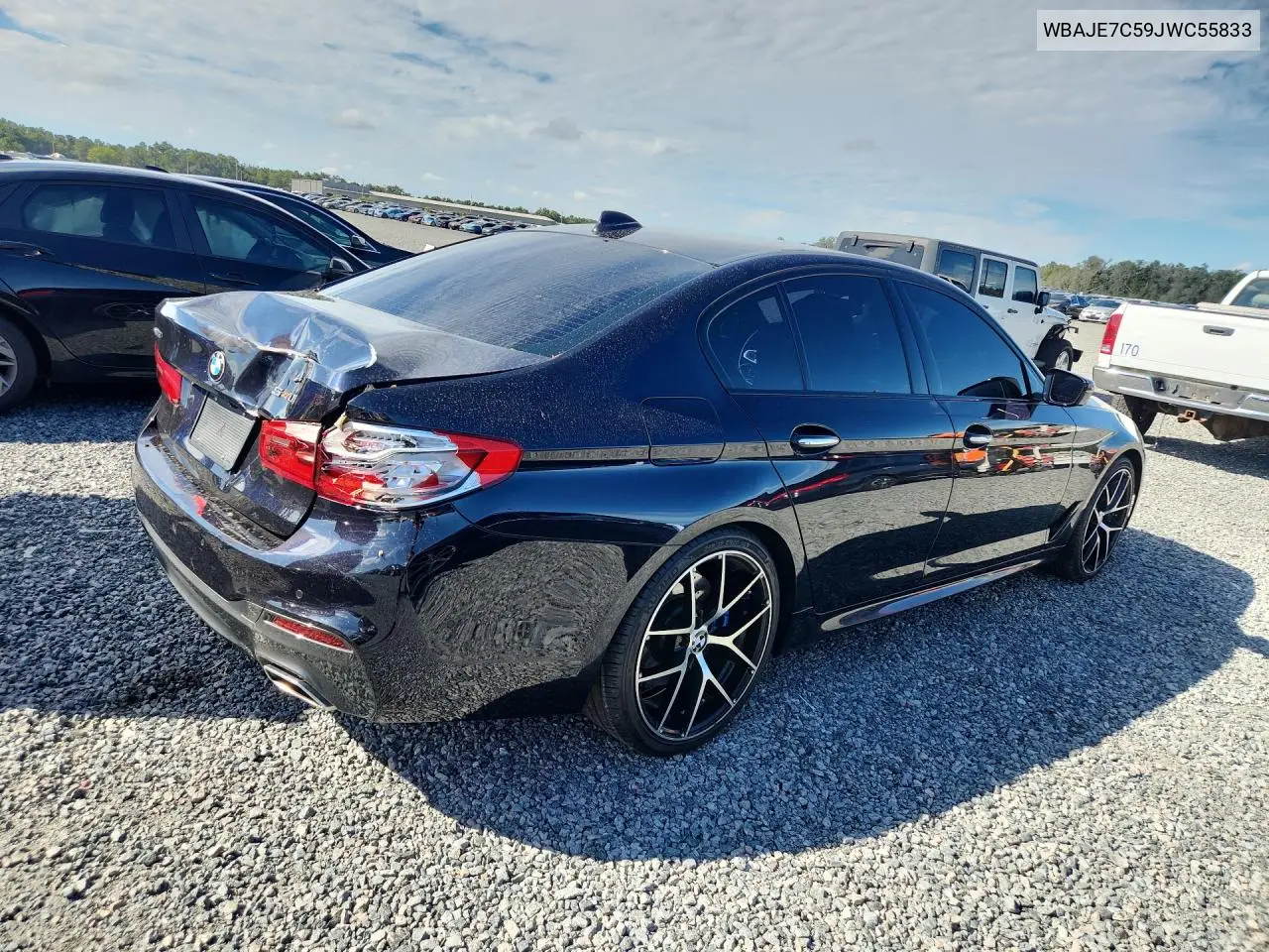2018 BMW 5ER VIN WBAJE7C59JWC55833 — фото 3