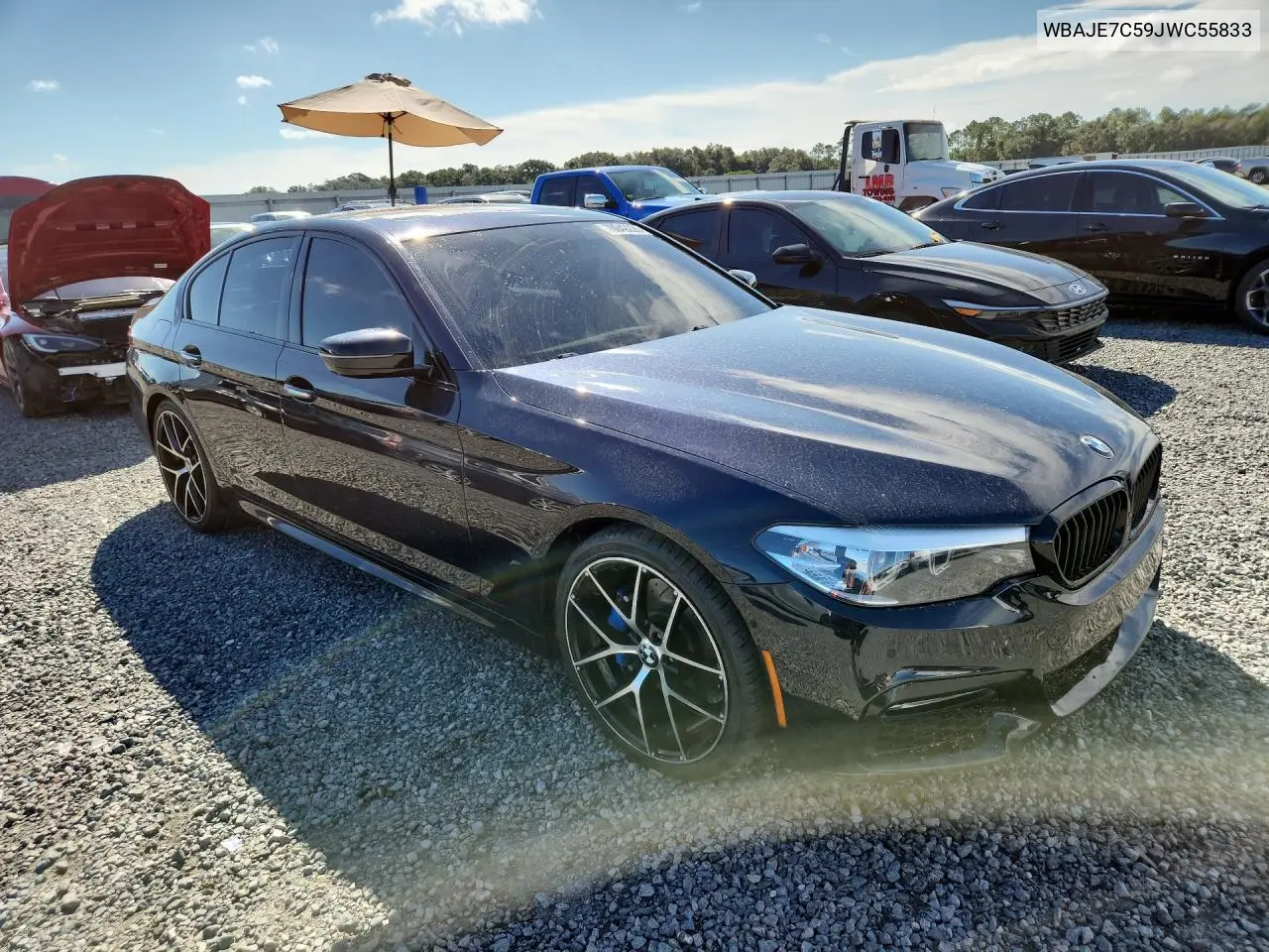 2018 BMW 5ER VIN WBAJE7C59JWC55833 — фото 4