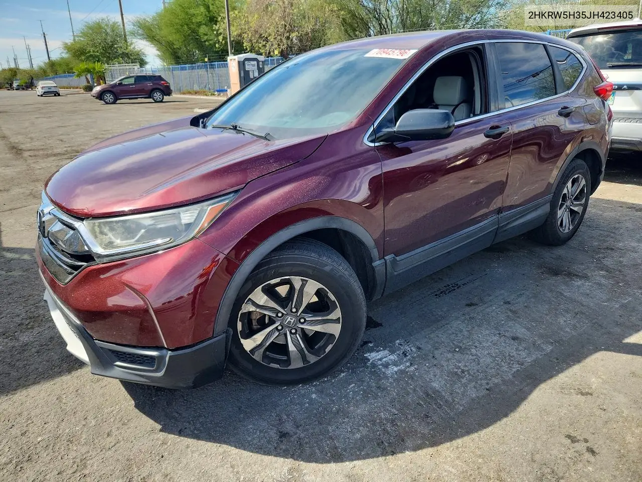 HONDA CR-V 2018, VIN 2HKRW5H35JH423405