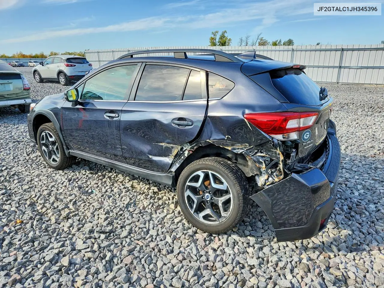 2018 SUBARU XV VIN JF2GTALC1JH345396 — фото 2