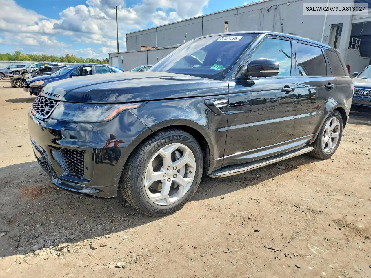 LAND ROVER RANGE ROVER SPORT 2018, VIN SALWR2RV9JA813027